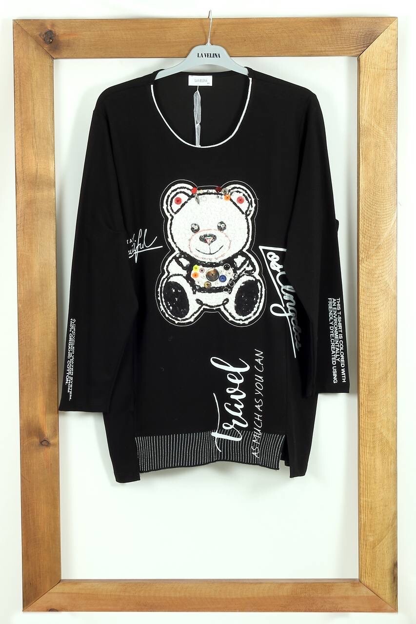 LaVelina bear top, sz 20/52. Made in Turkey