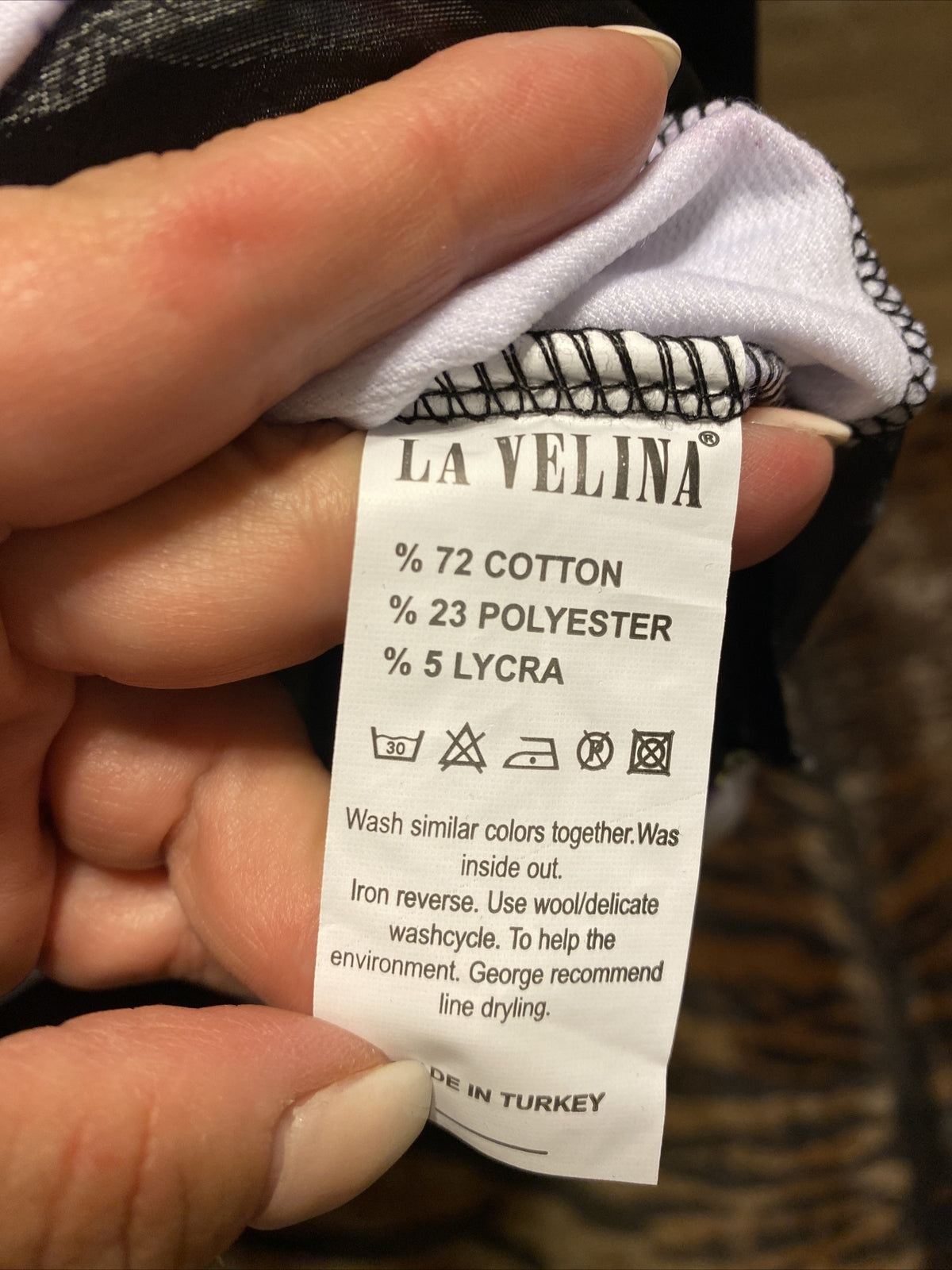 LaVelina Pop Art 2 Pcs Leisure Suit Sz 24/56, Made In Turkey