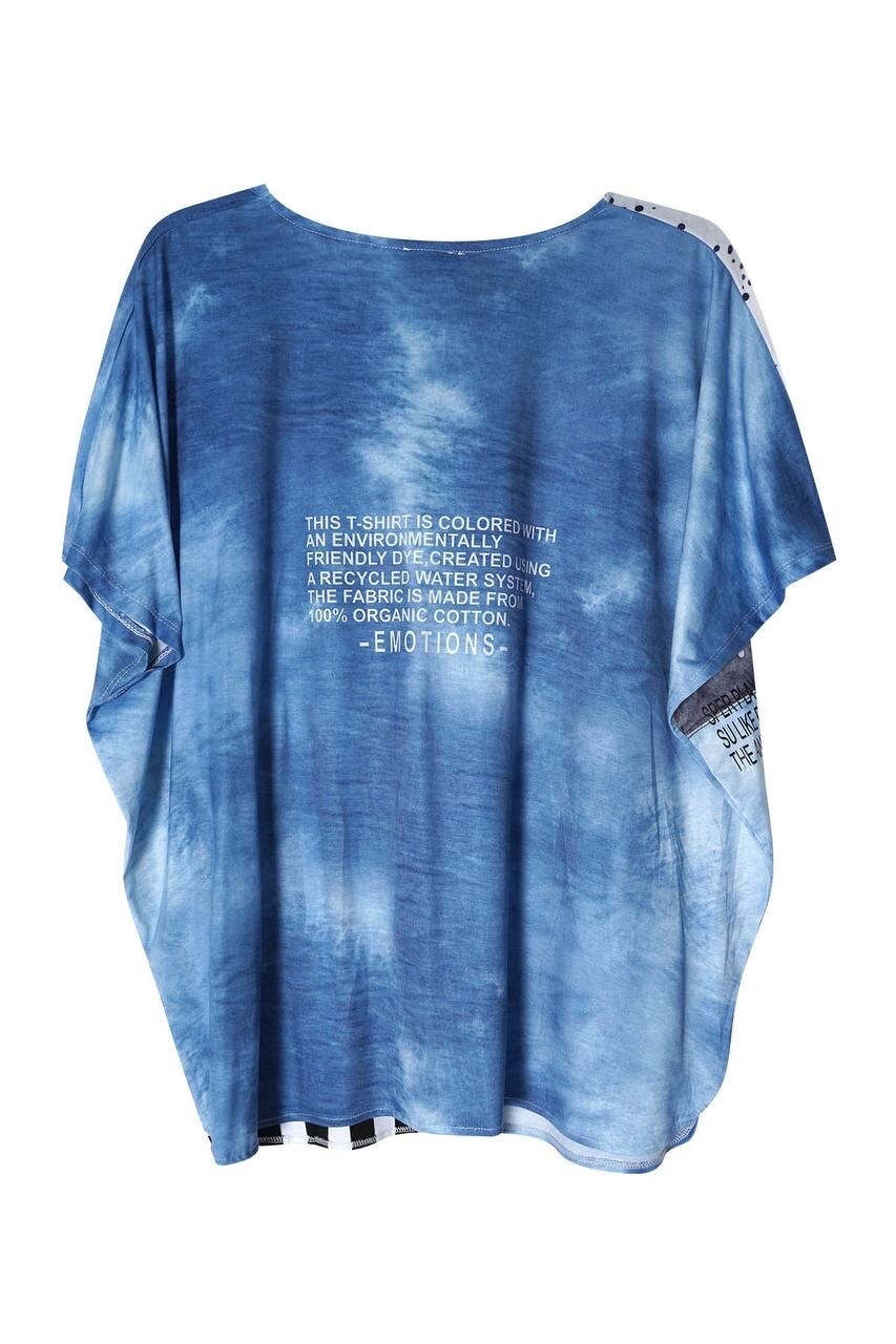 LaVelina Artistic Oversized Top, sz 2xl/48. Made in Turkey