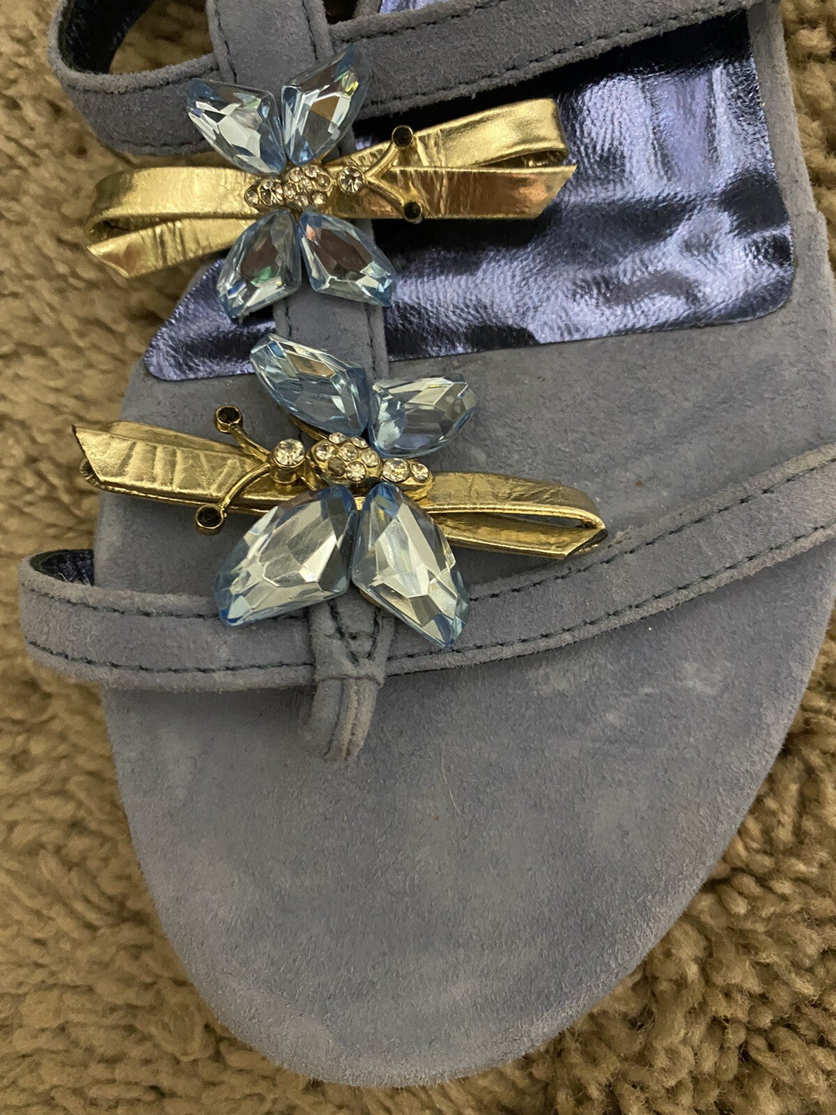 Gero Mure Beautiful Sandals, Sz 39 Made In Italy