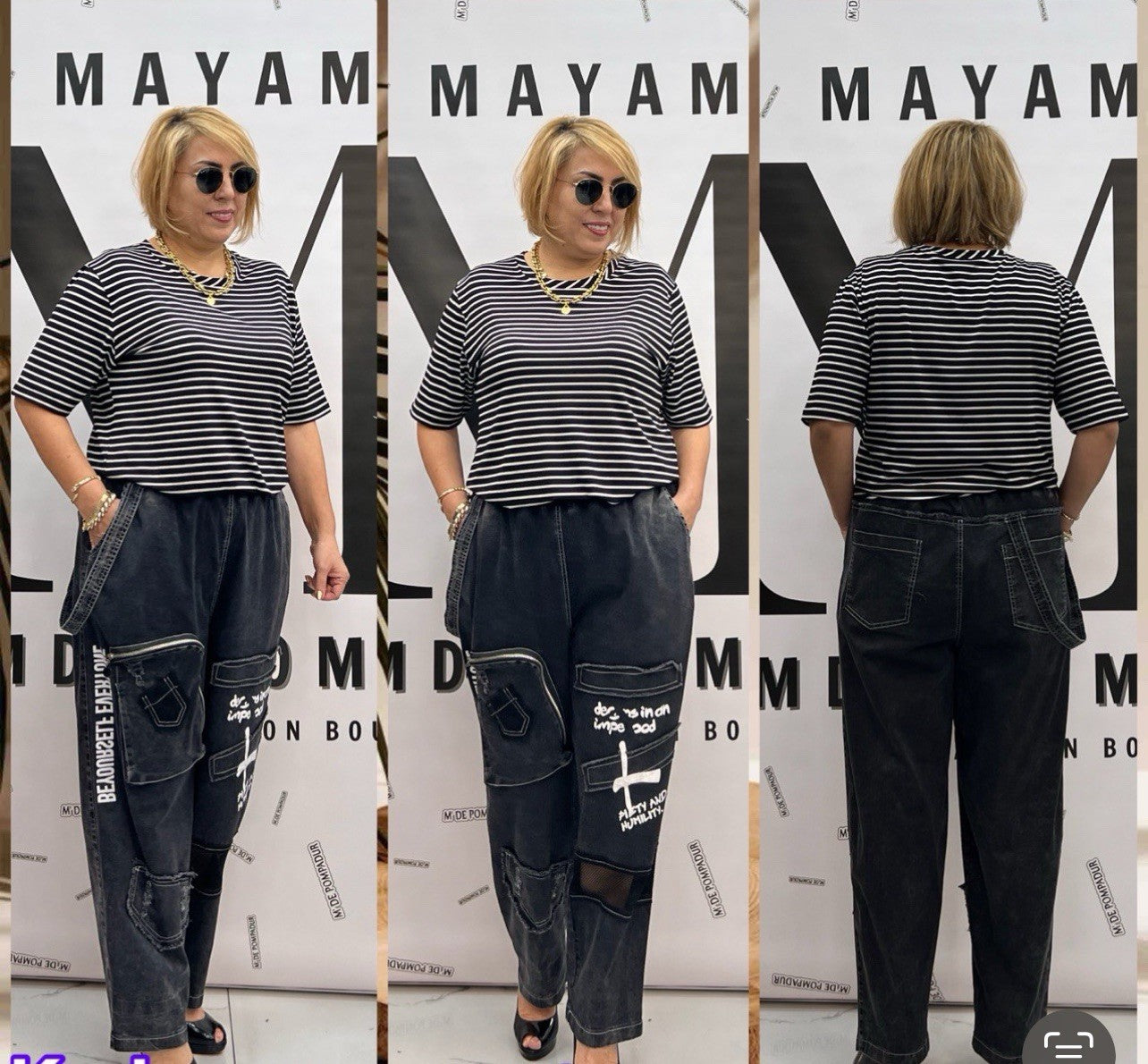 M’De Pompadur Jeans Sz 20/3 Plus Size Made In Turkey