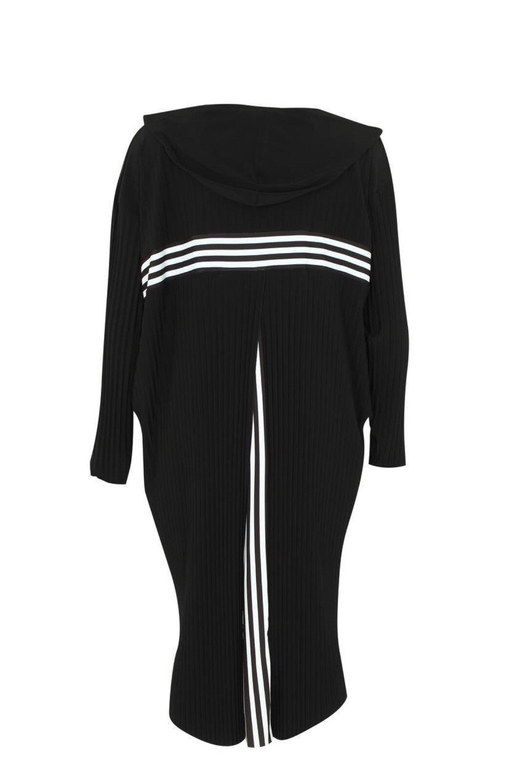 Darkwin Black White Hooded Cardigan XL Street Style Oversized Turkey