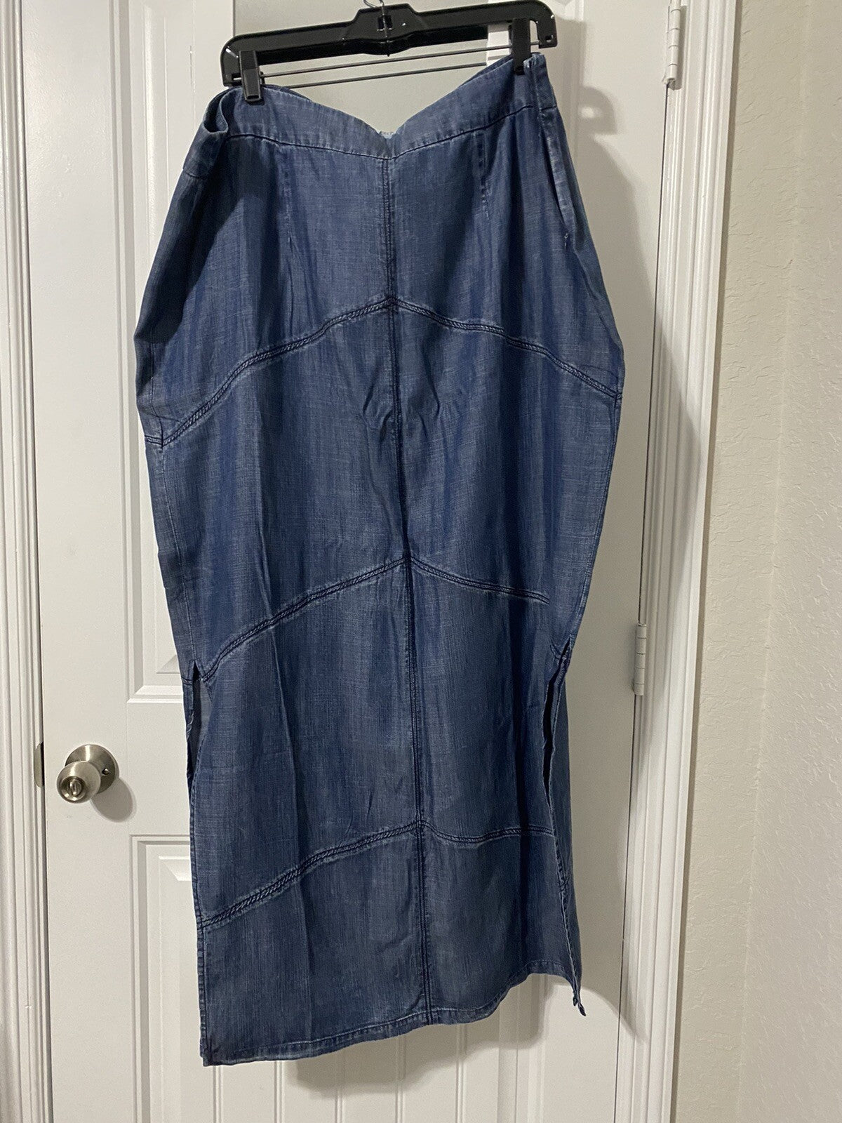 Standards and Practises  Light Fabric Jean Skirt, 18/3X