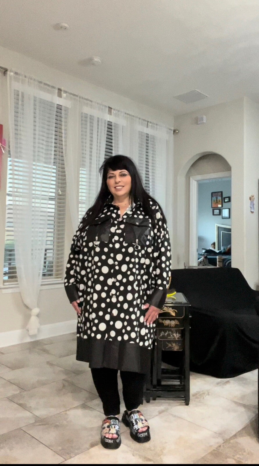 B-One Oversize Shirt, Sz 20-26/2. Made In Turkey