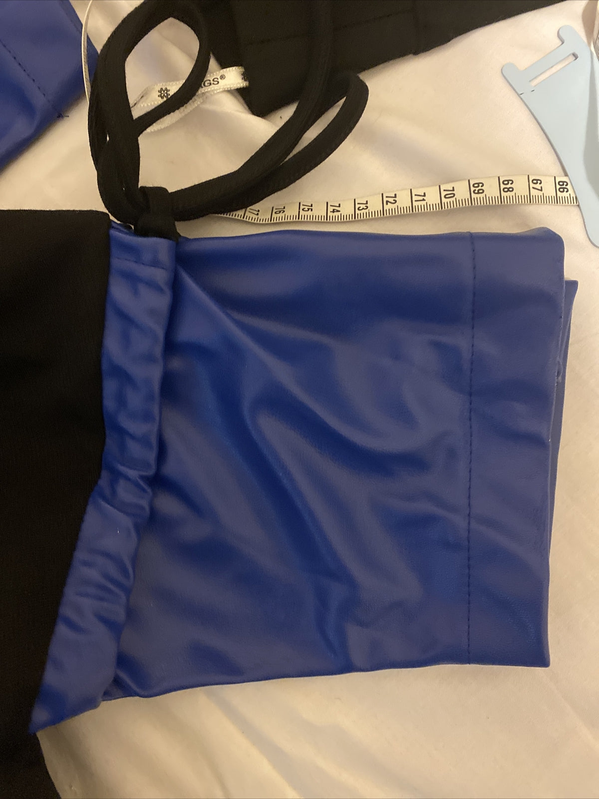 Darkwin Top Eco Leather Detail Sz 20/2 Made In Turkey