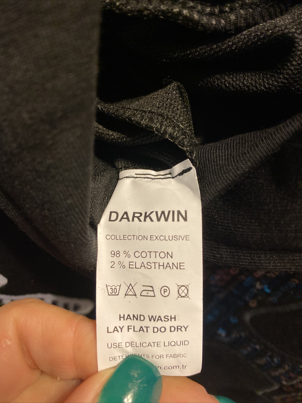 Darkwin 2 Pcs Sequin Suit Sz M (14/16) Black Sparkle Set Made In Turkey