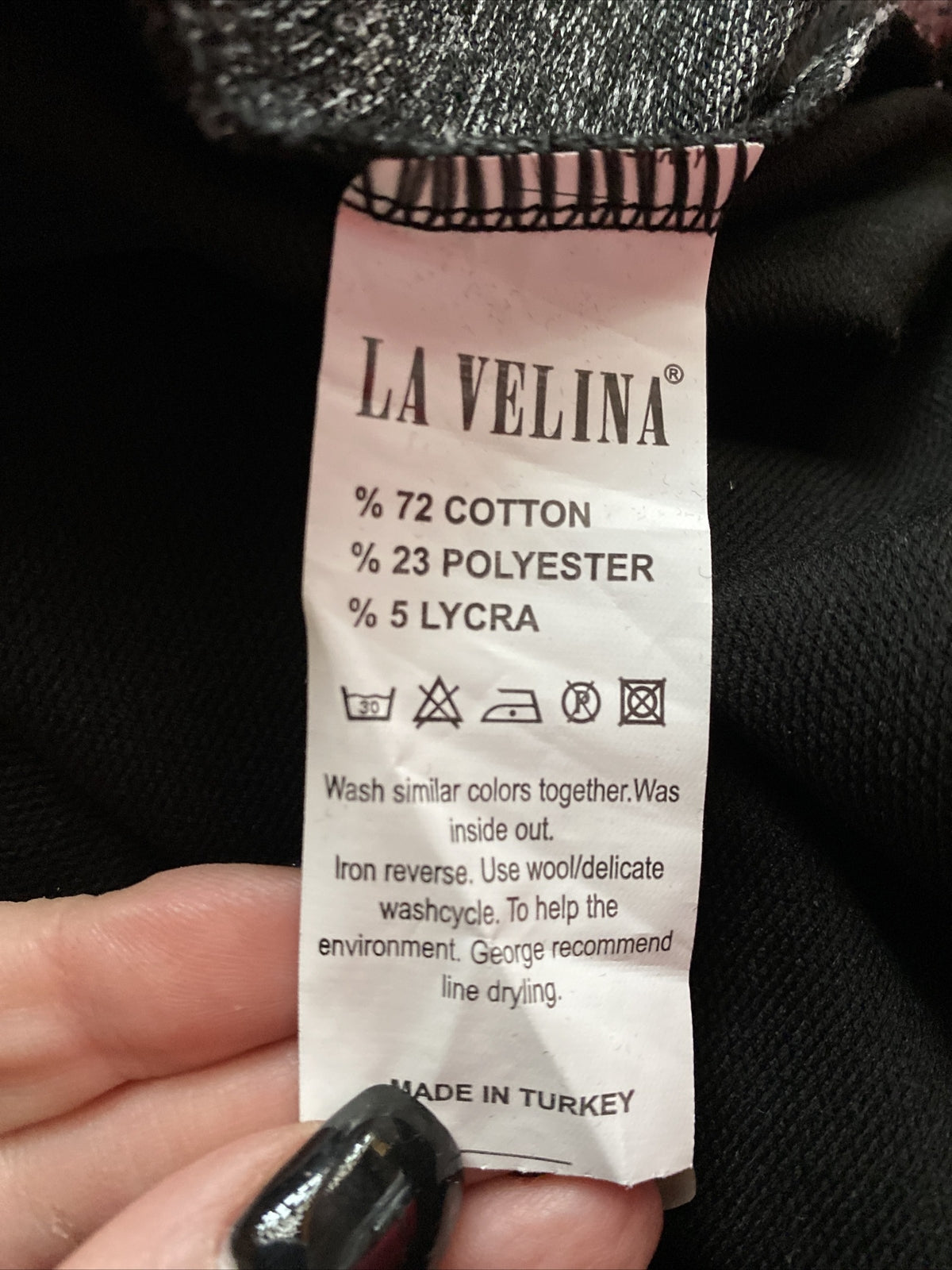 LaVelina 2 Pcs Suit, Gray Black Yellow Graphic Set Sz 18/48 Made In Turkey