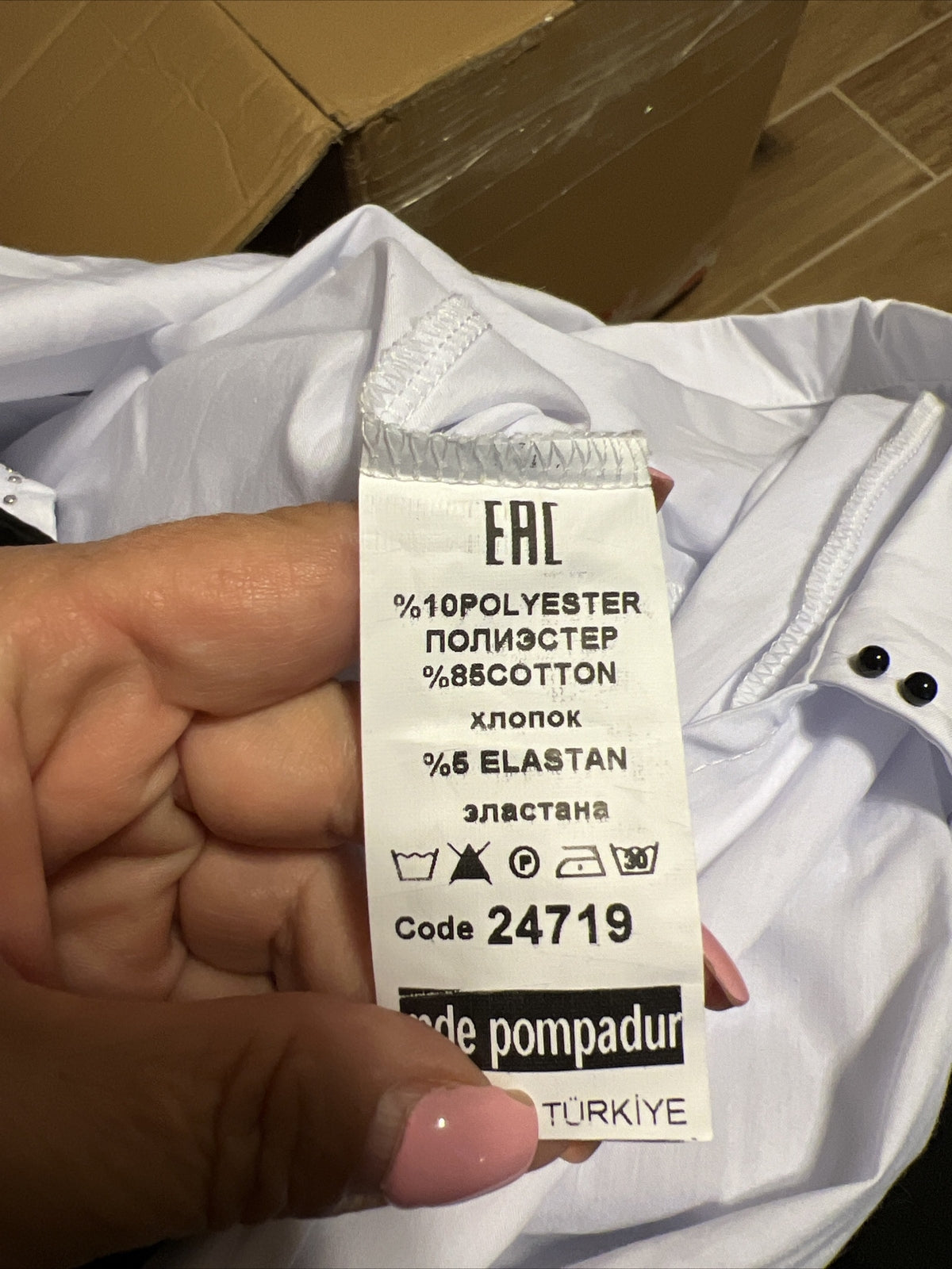 Sale!!!! M’De Pompadour Blouse Sz 20/4 Made In Turkey