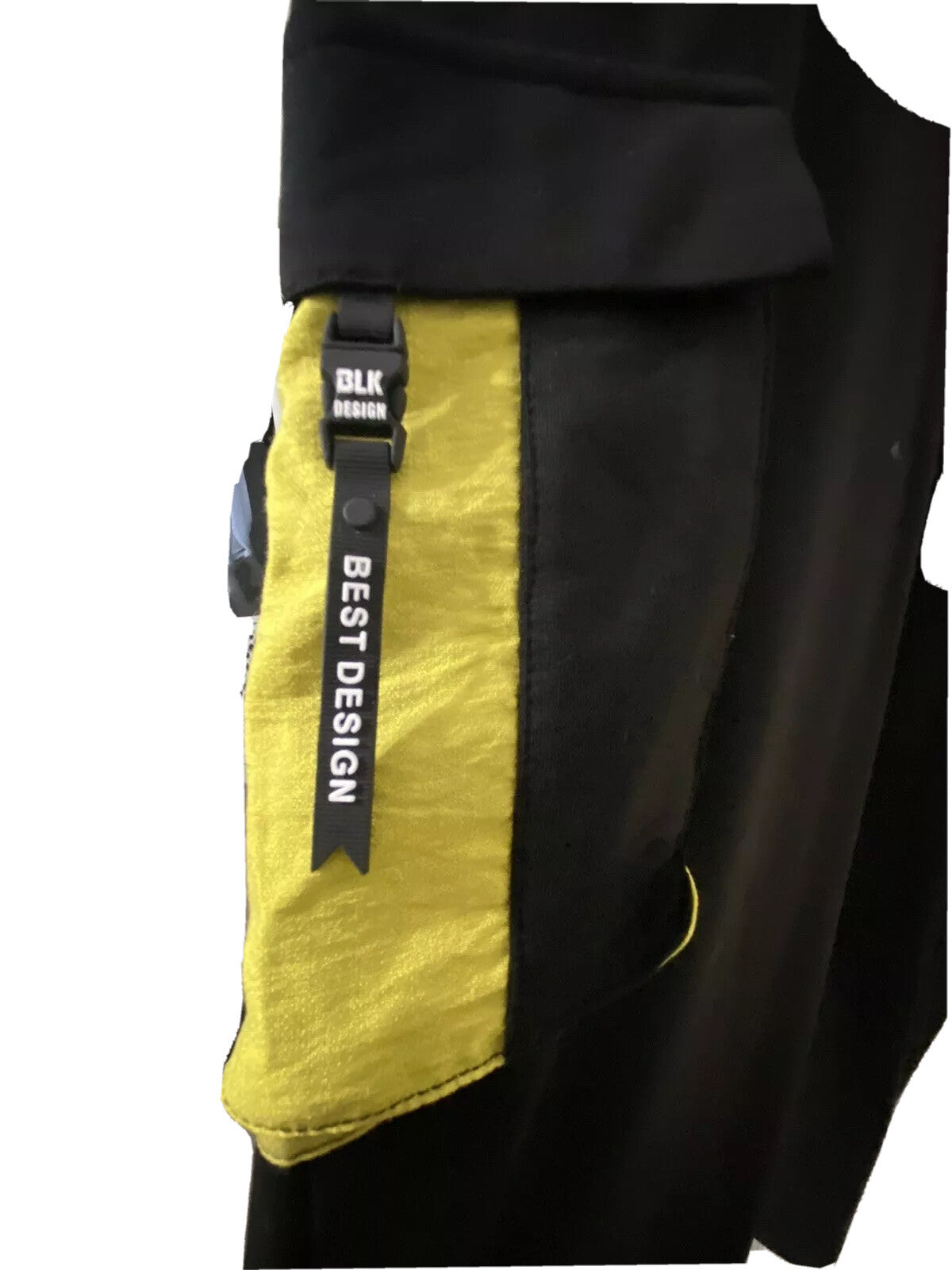 Darkwin 2 Pcs Black & Yellow Hooded Sweatsuit, Sz XXL (20), Made In Turkey