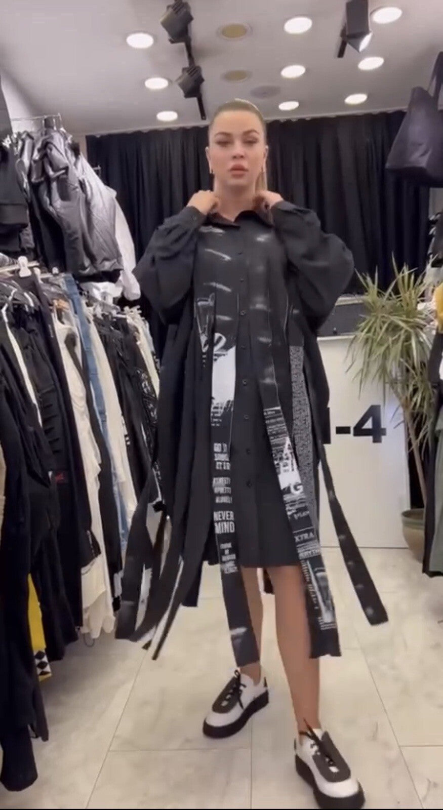 H4 Oversized Shirt One Size, Will Fit From 18-22 Made In Turkey