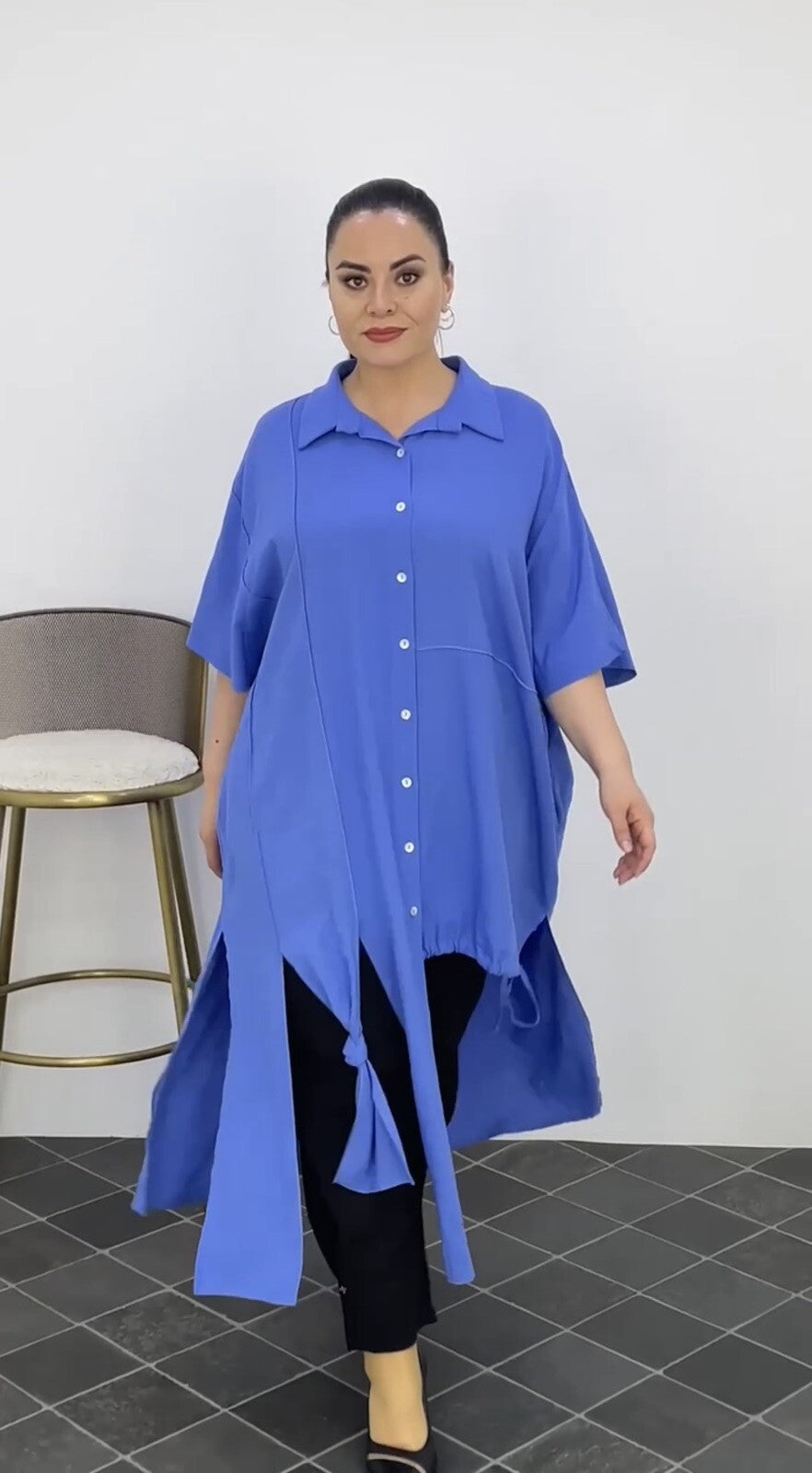 Darkwin Women’s Plus Size Oversized Tunic 22/1 | Made in Turkey Stylish