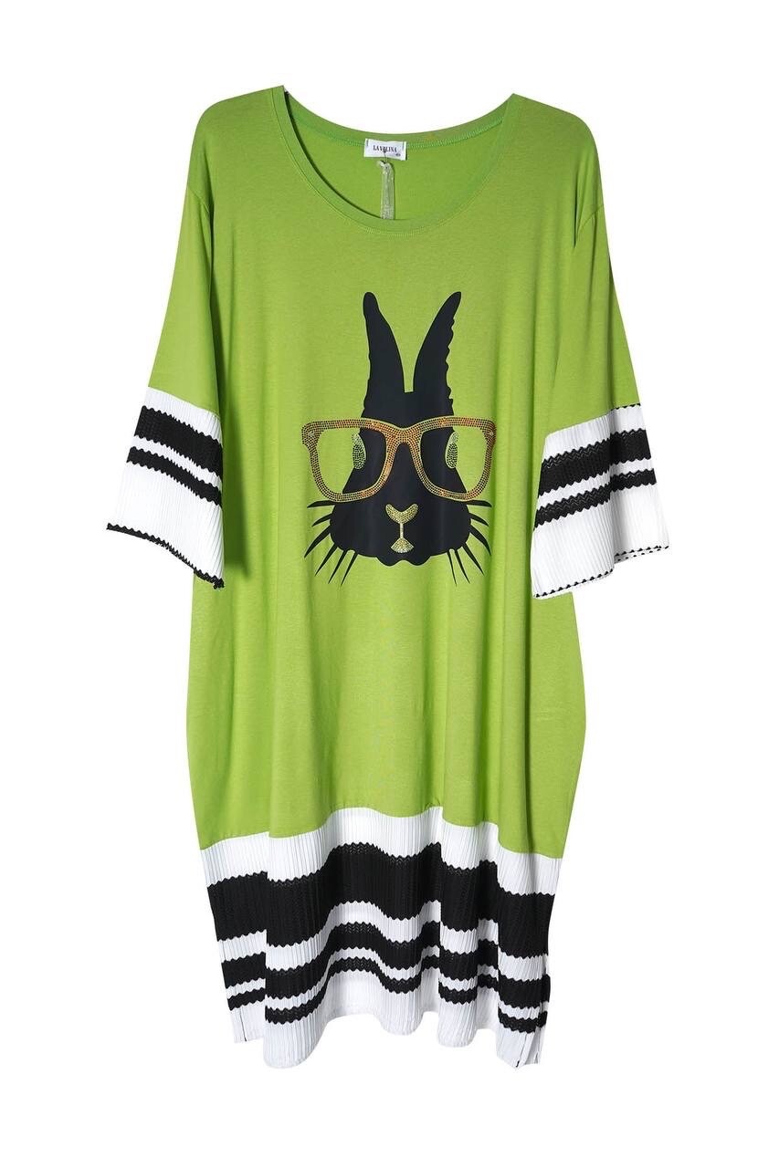 LaVelina Bunny Print Dress, Sz 22/52 – Made in Turkey