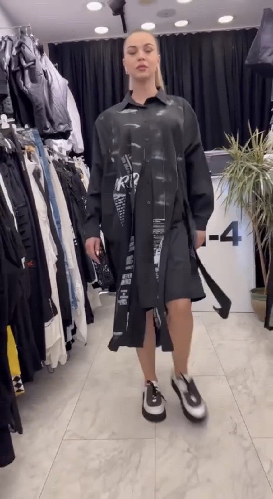 H4 Oversized Shirt One Size, Will Fit From 18-22 Made In Turkey