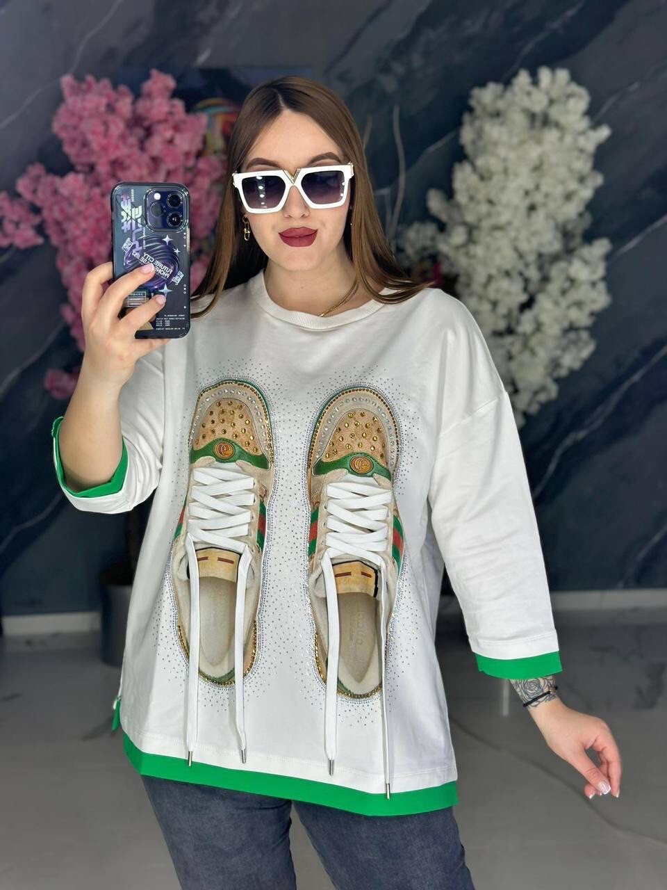 LaMaxx Sneaker Graphic White Top Sz 20/3 Made In Turkey