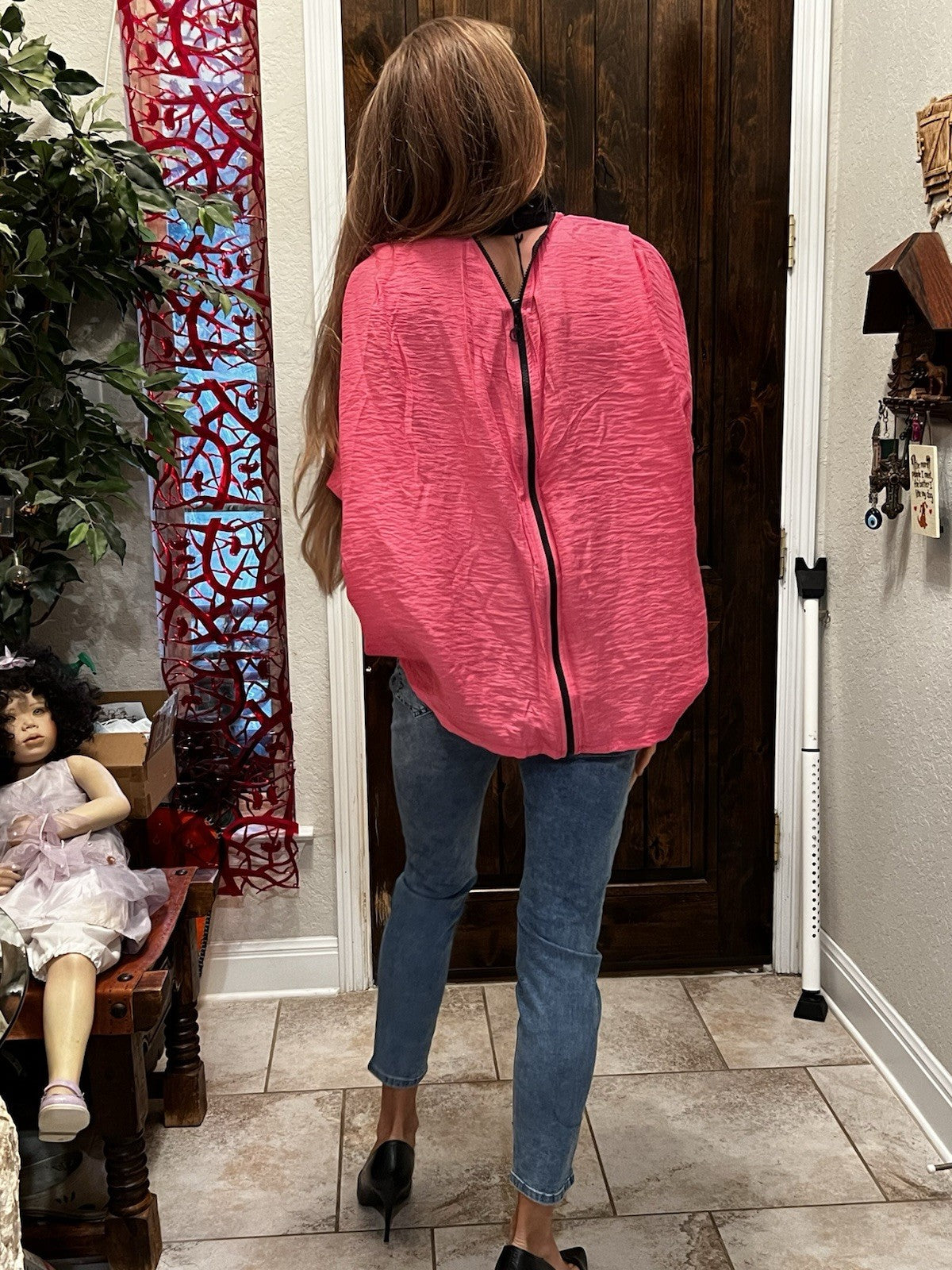 Bukezy Women’s Oversized Top Sz S | Made in Turkey Casual Style