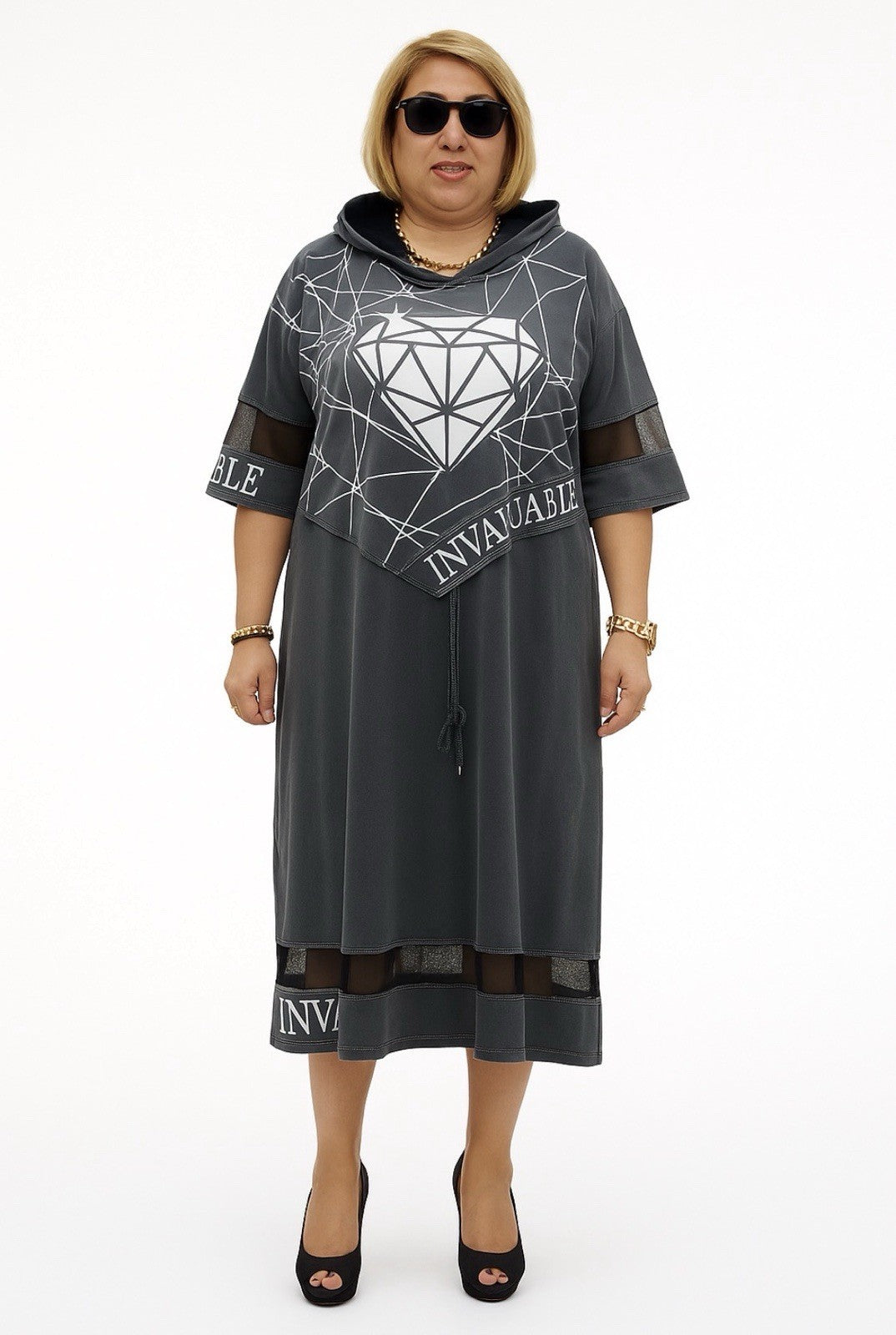 M’De Pompadur Women’s Plus Size Dress 20/4 | Made in Turkey Elegant
