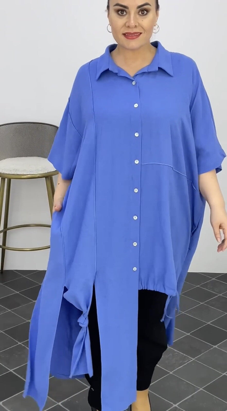 Darkwin Women’s Plus Size Oversized Tunic 22/1 | Made in Turkey Stylish