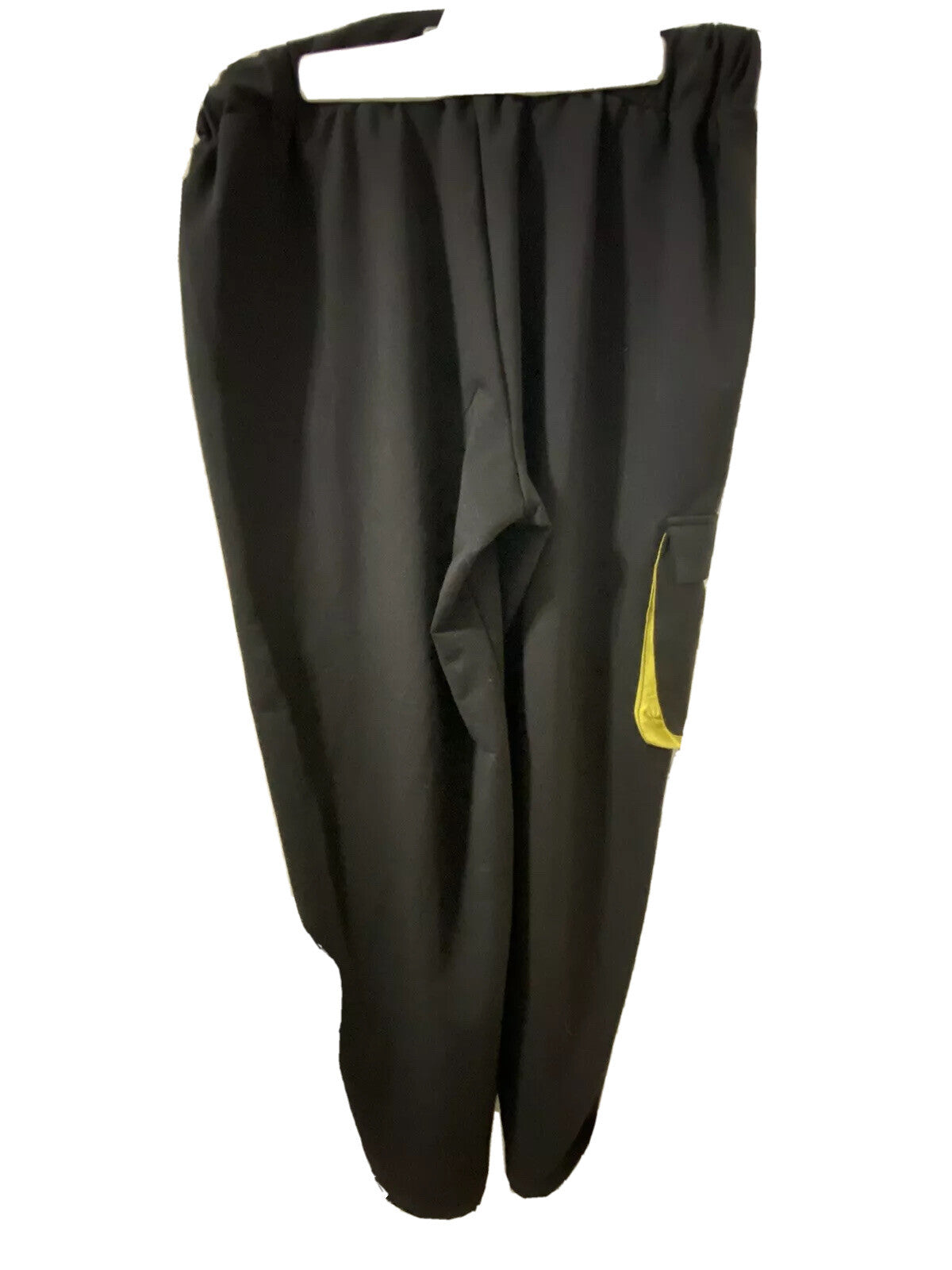 Darkwin 2 Pcs Black & Yellow Hooded Sweatsuit, Sz XXL (20), Made In Turkey