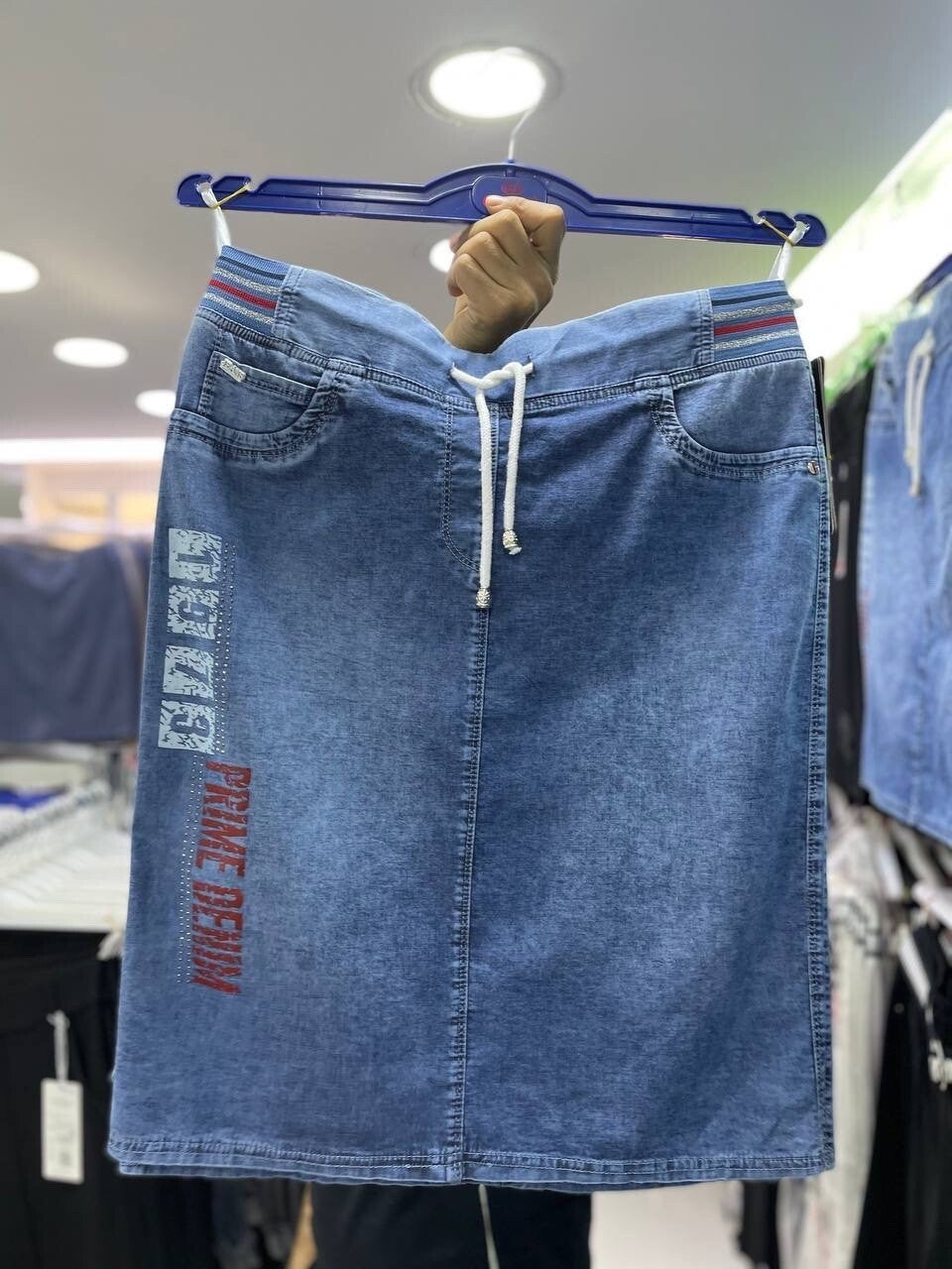 SALE!!!!!    Sgossi Summer Jean Skirt sz 50 (14). Made in Turkey