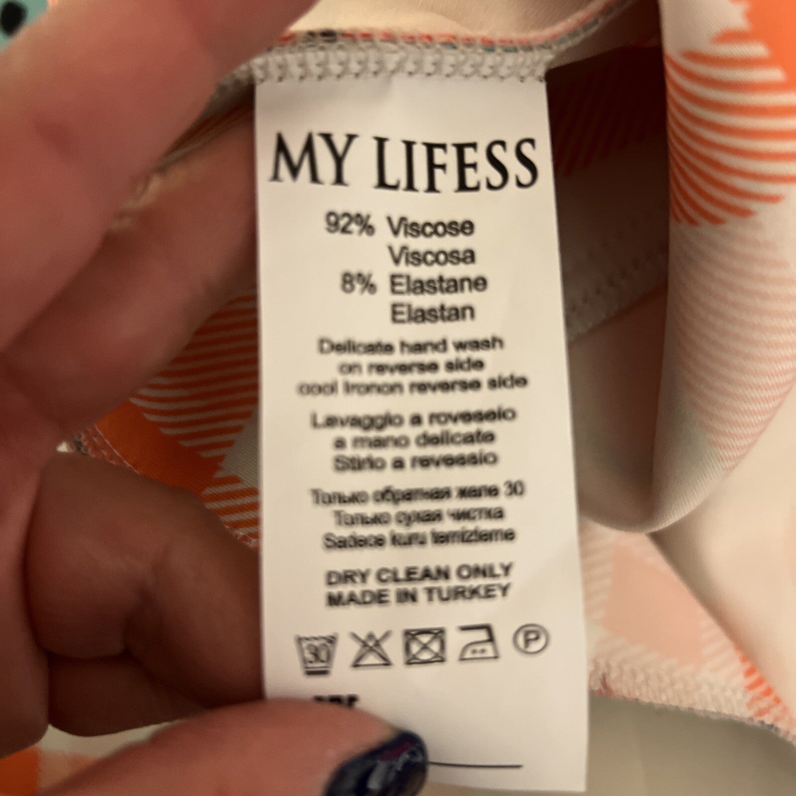 My Lifesa oversize jacket sz 18/1. Made In Turkey