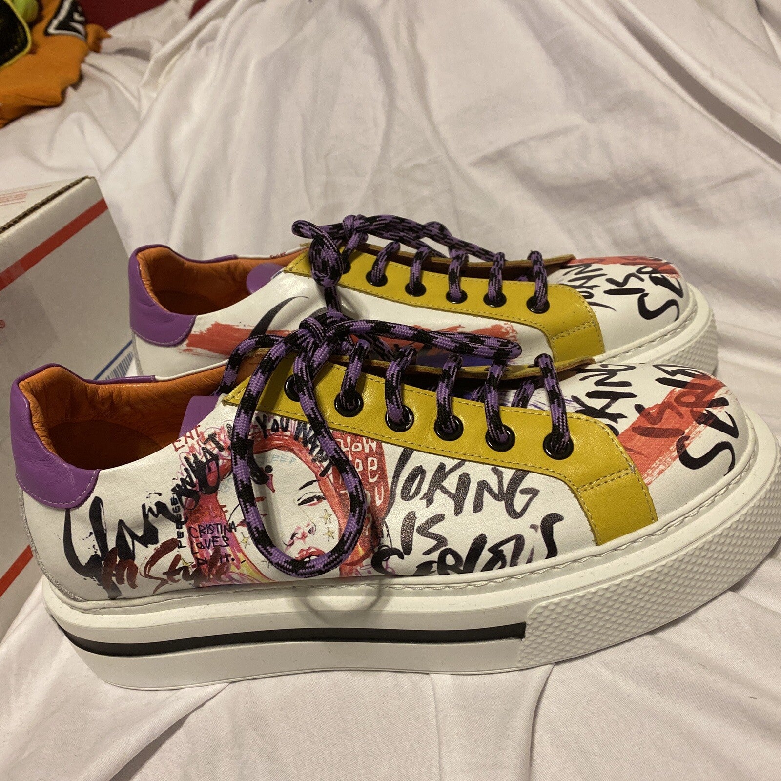 SALE!!!!! Magza Woman’s Fashion Sneakers, sz 9/40. Made In Turkey