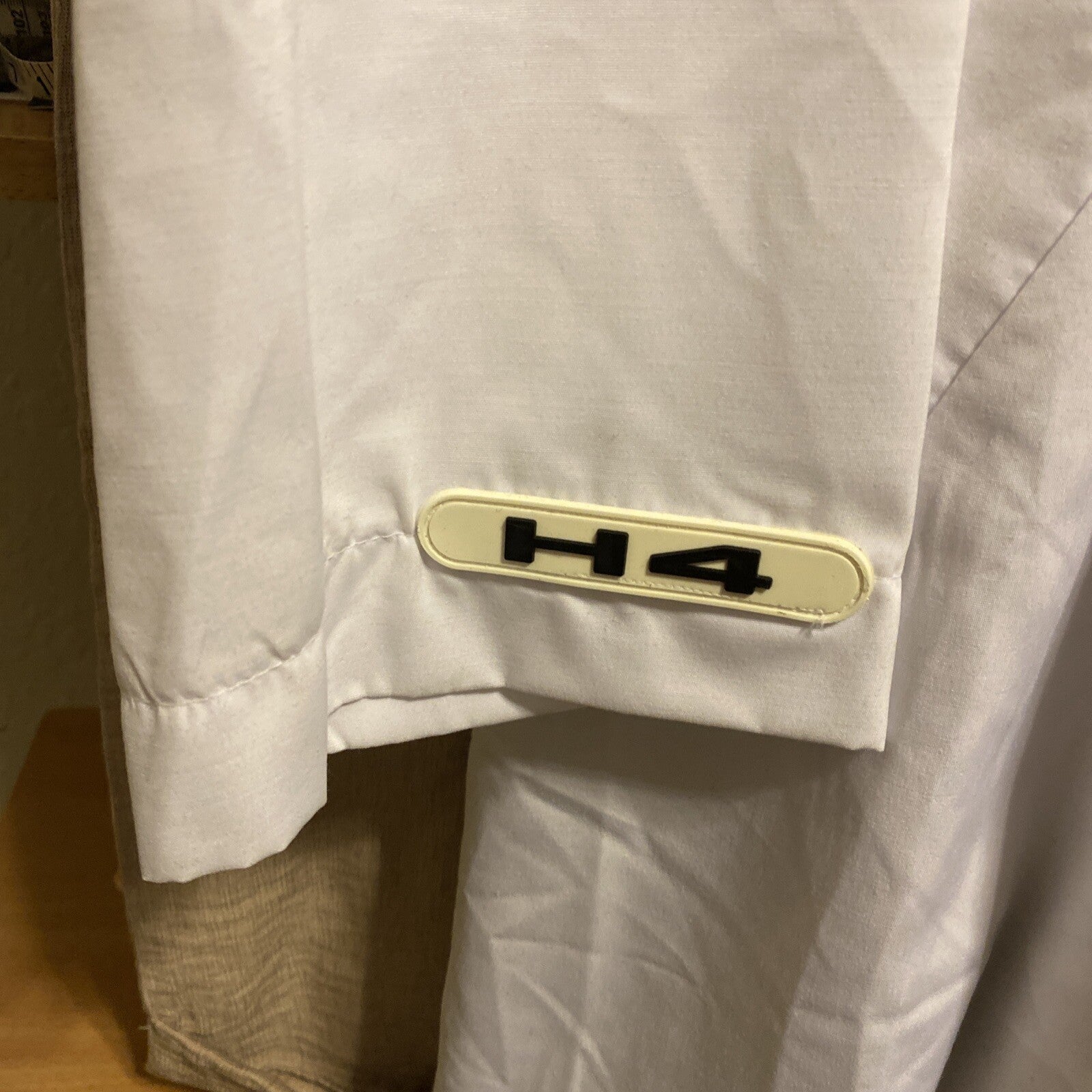 H4 Oversize Jacket Coat Sz 14/36 White Modern Streetwear Made in Turkey
