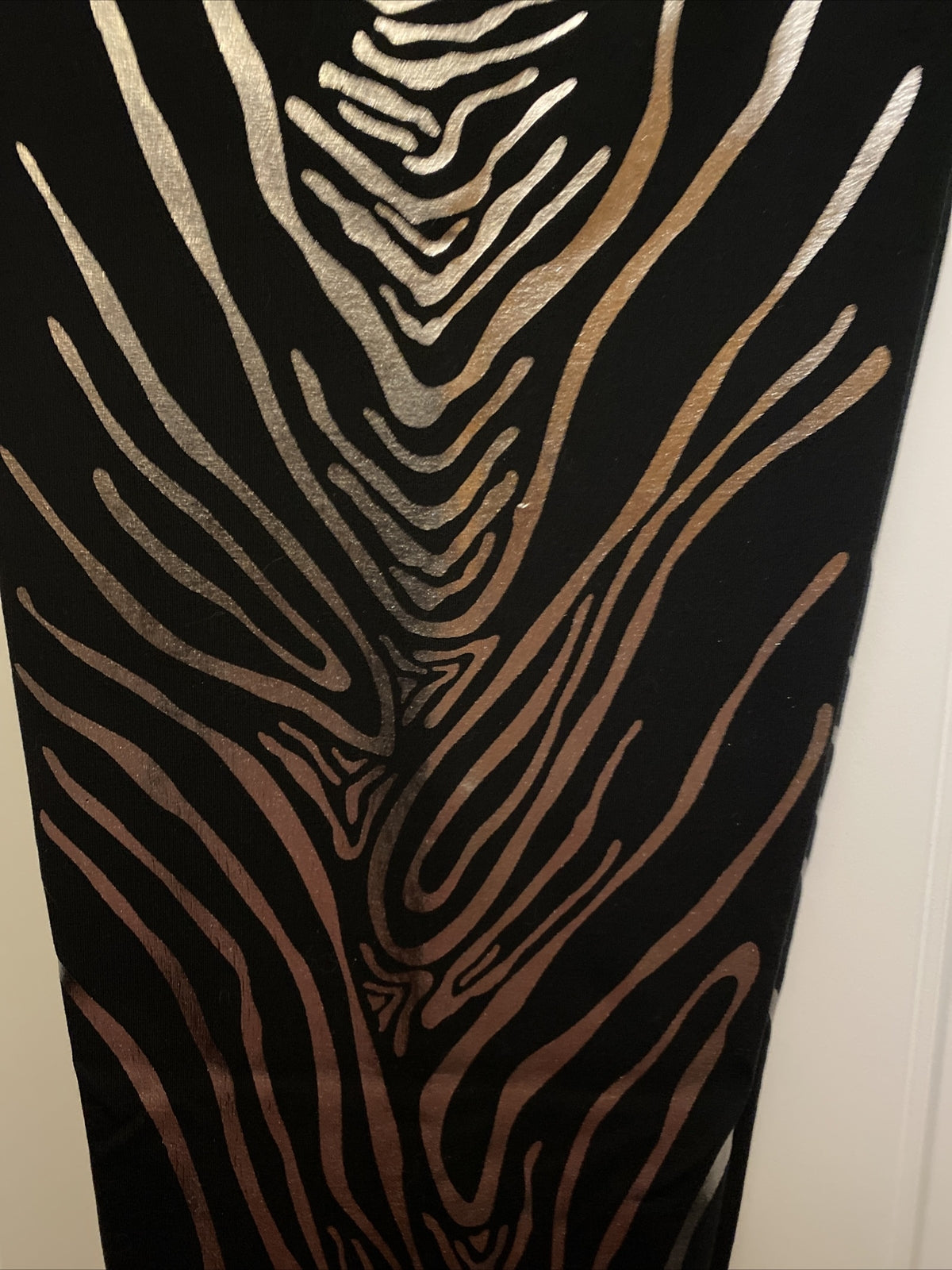 Darkwin Metallic Print Leggings Sz XL (18–20) Made in Turkey