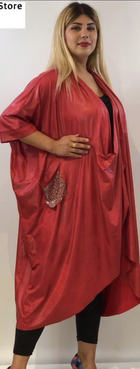 Vestido Oversized Tunic Sz 3XL/1. Made In Turkey