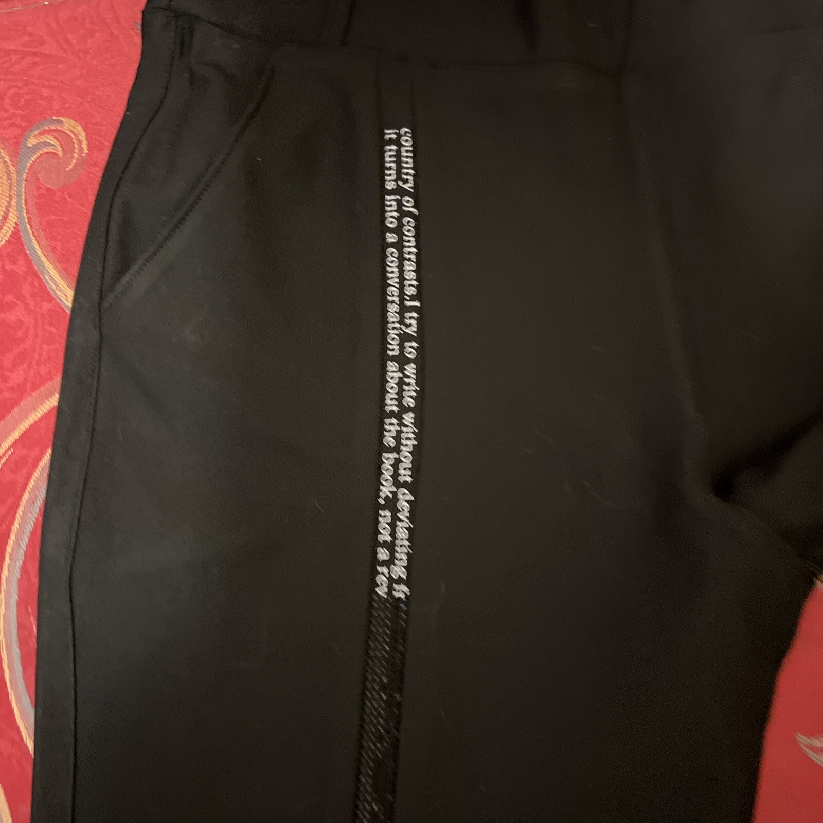 Mags Black Pants Sz 18/46 Stretch Slim Fit, Made In Turkey