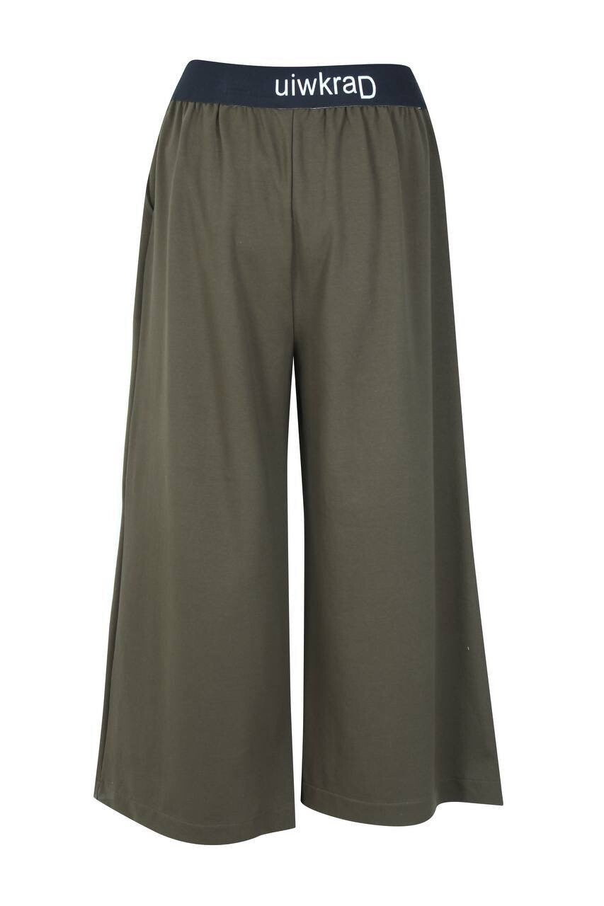 Darkwin Wide Leg Pants w/ Zipper Detail, Sz 22, Made In Turkey
