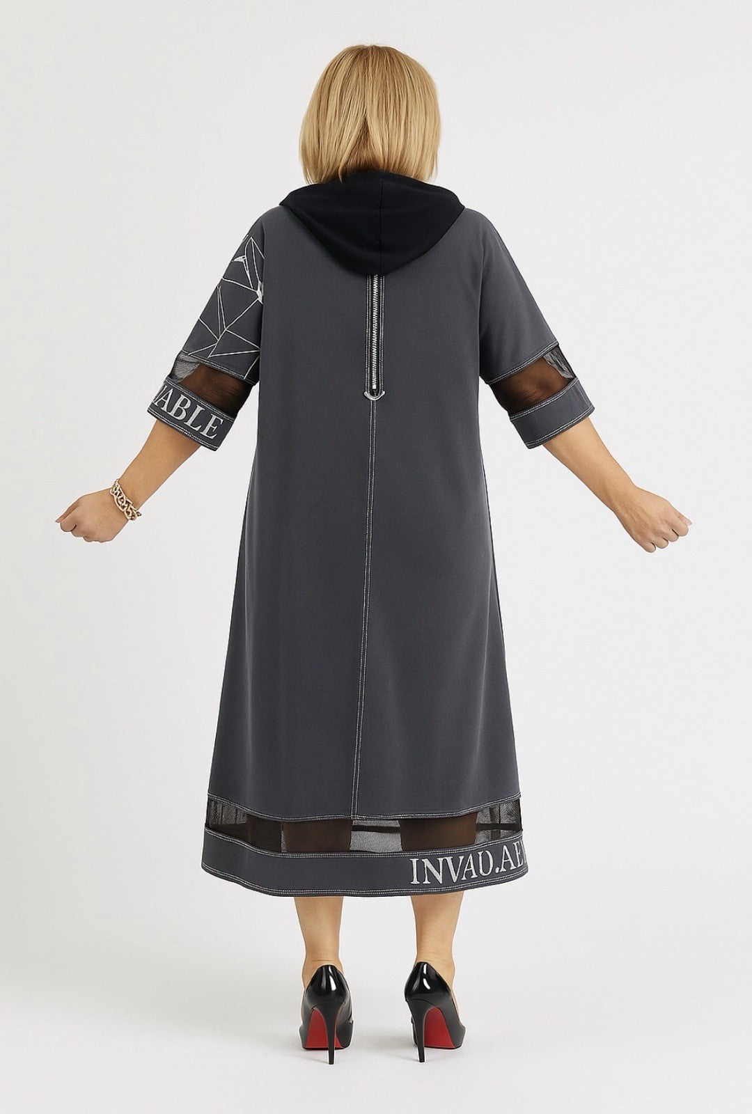 M’De Pompadur Women’s Plus Size Dress 20/4 | Made in Turkey Elegant