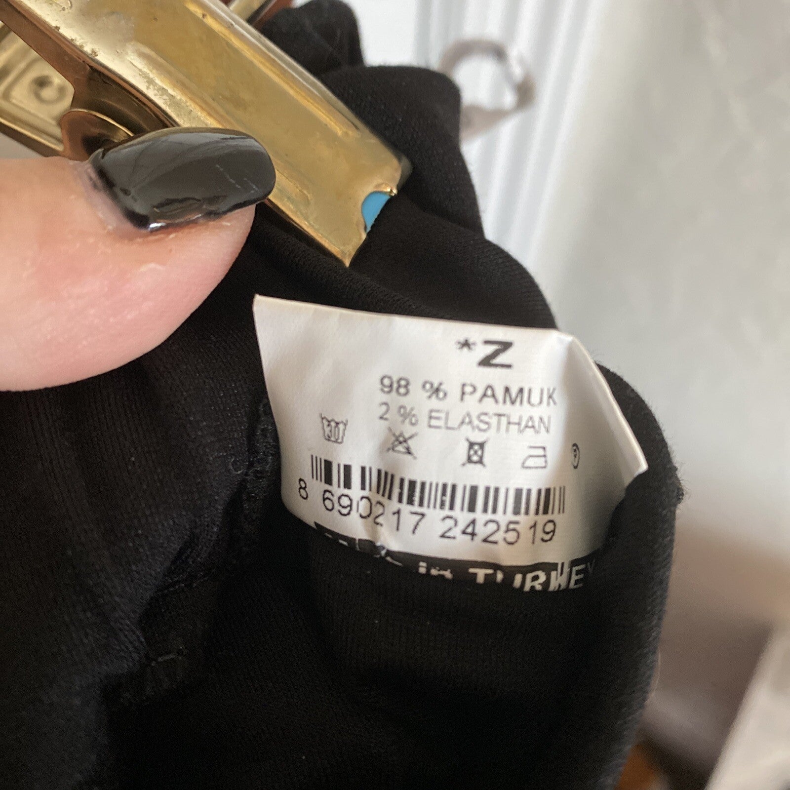 Zanessi Black Pants Sz 14/44 Made In Turkey – Stretch Comfort Fit