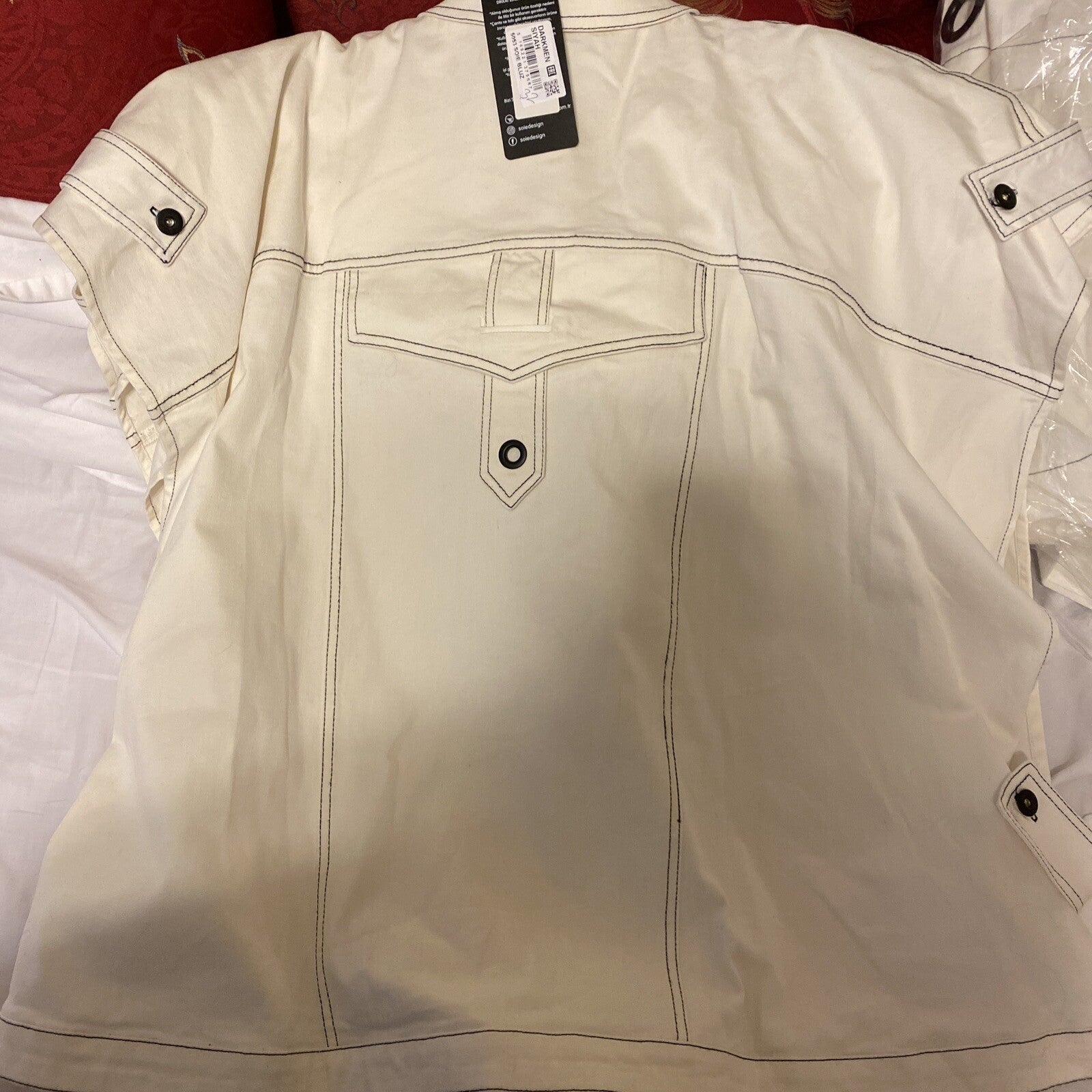 Soie Funky Oversized Vest One Size Streetwear Style Made in Turkey