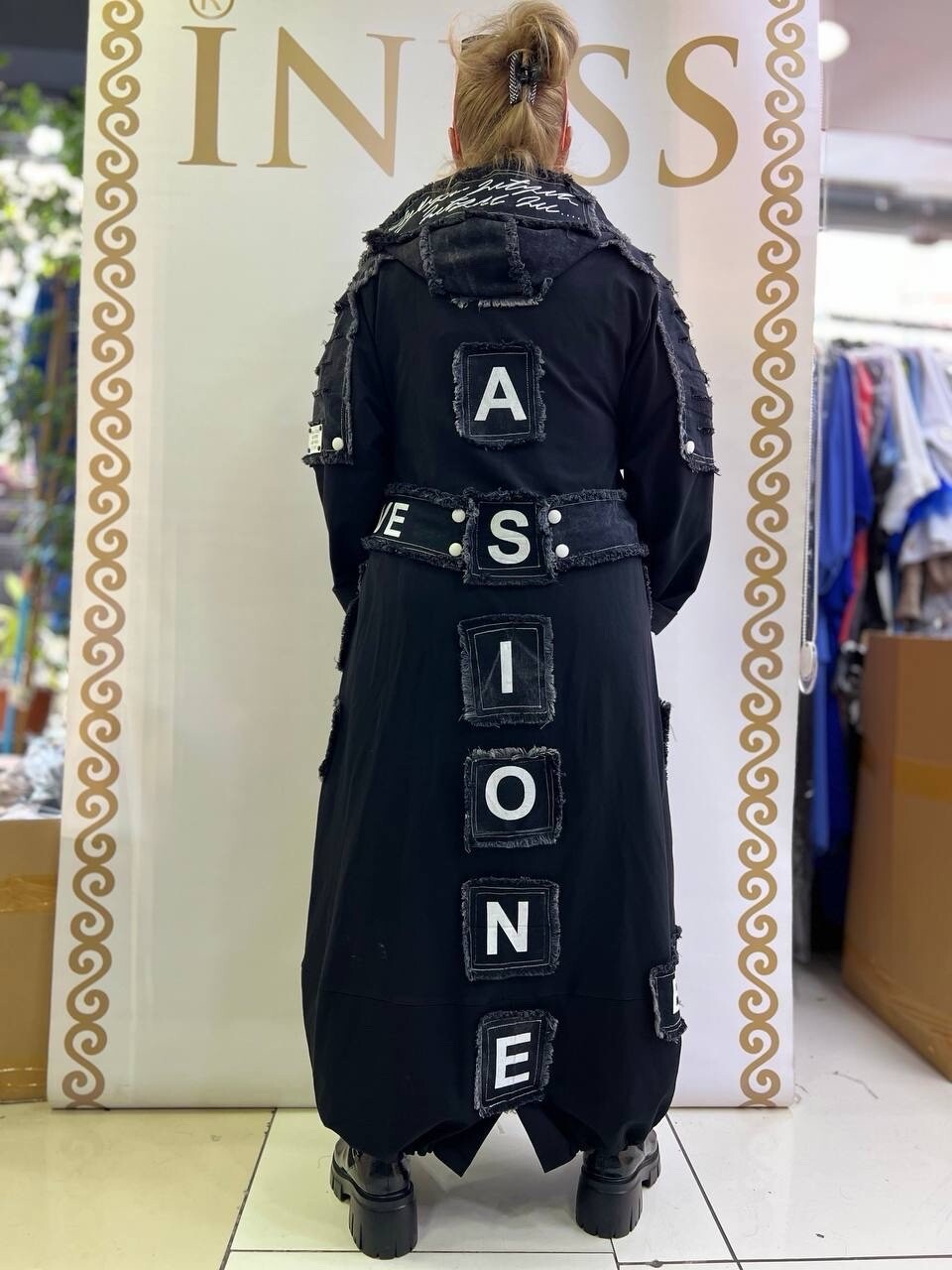 Riberance Statement Long Jacket/Cardigan Sz 18/52 Made In Turkey 🔥