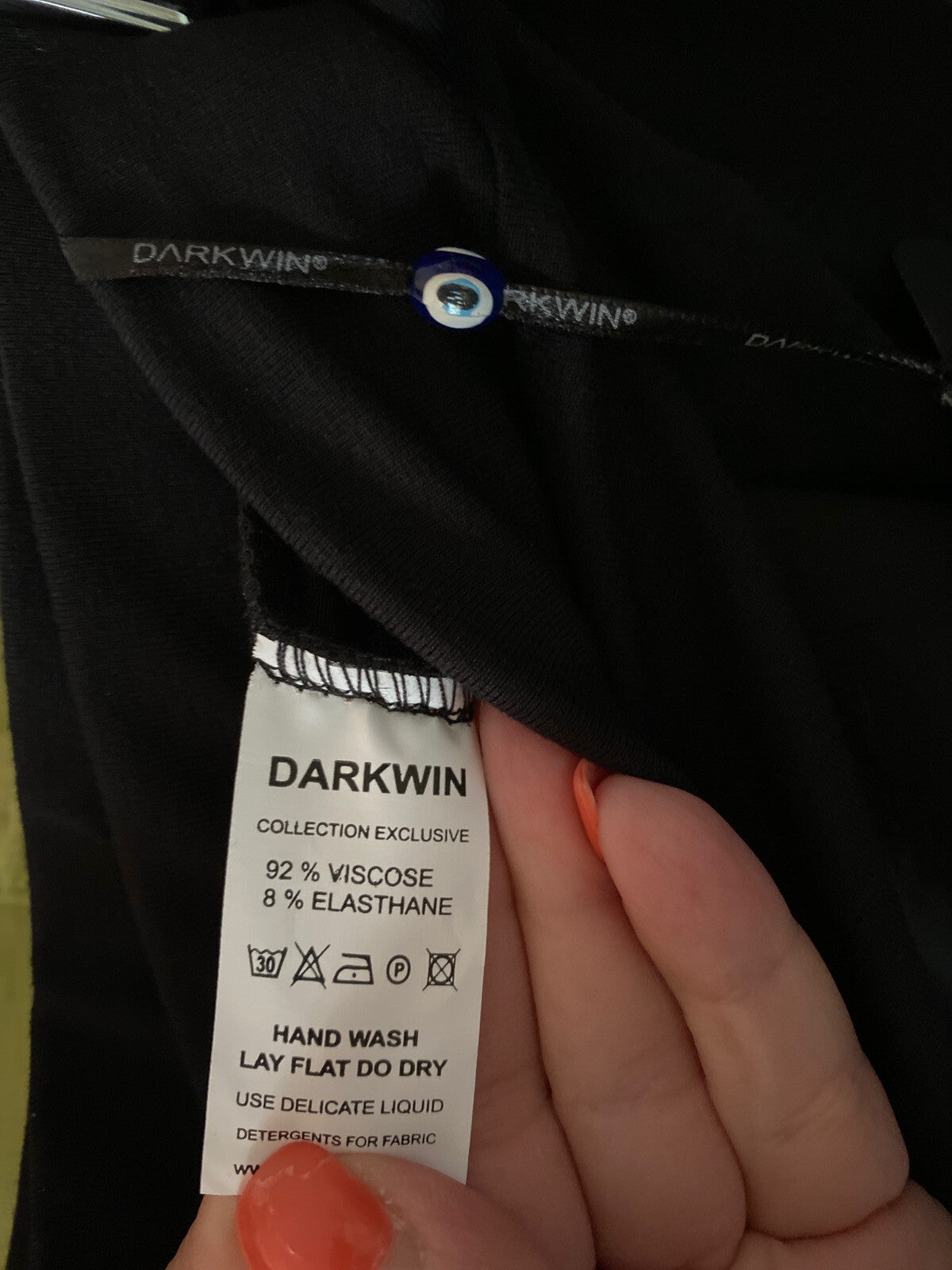 Darkwin Metallic Print Leggings Sz XL (18–20) Made in Turkey