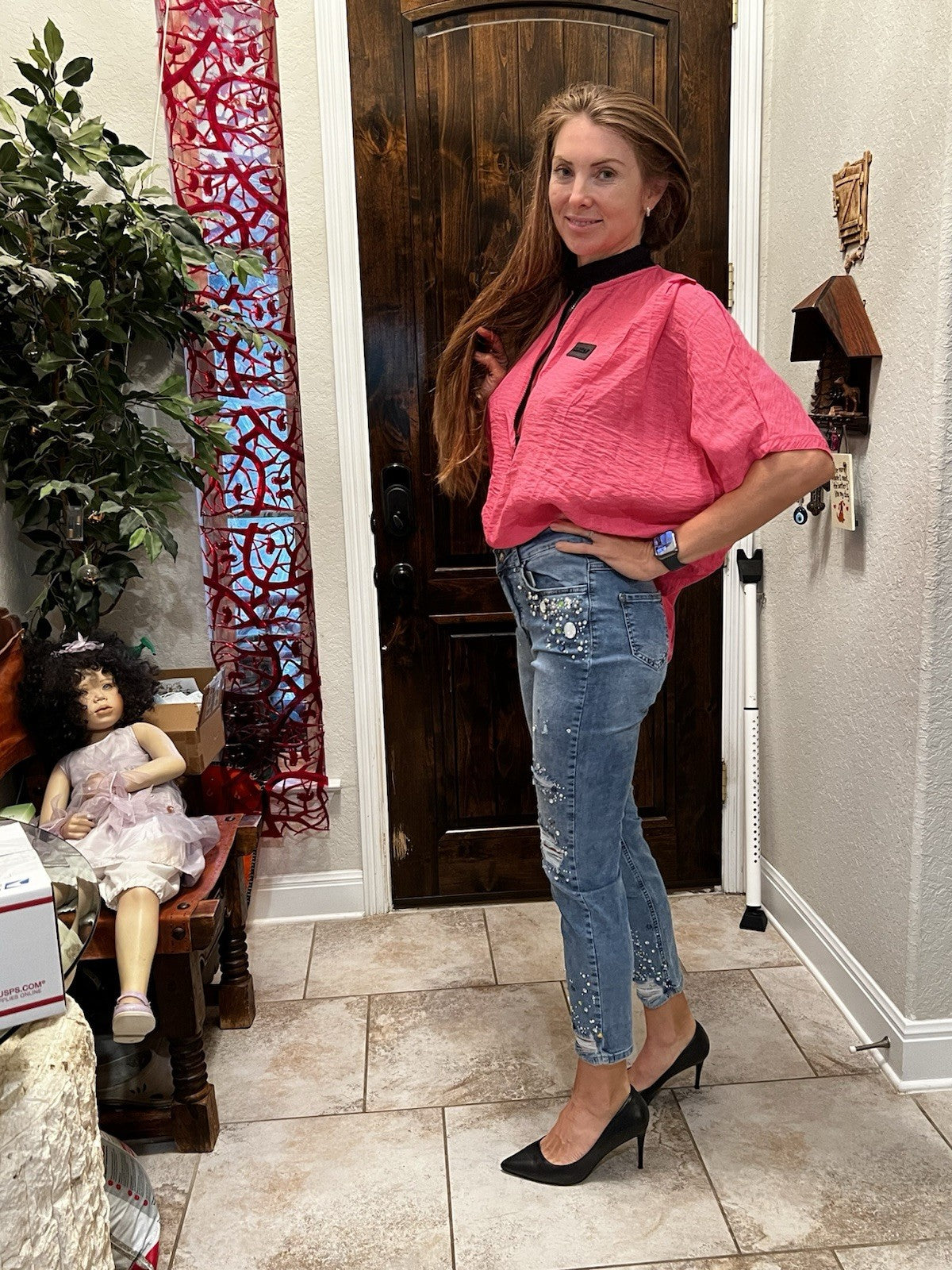 Bukezy Women’s Oversized Top Sz S | Made in Turkey Casual Style