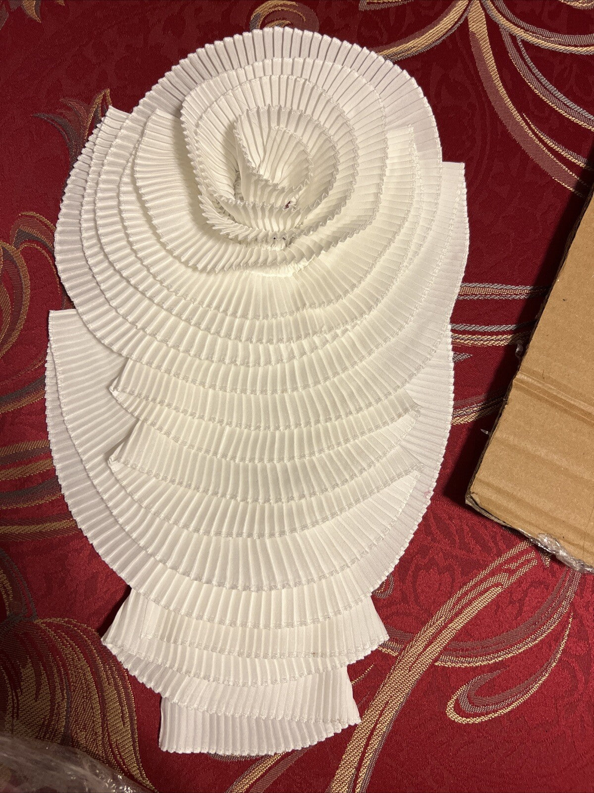 Elegant White Decorative Flower Accent – Made in Turkey
