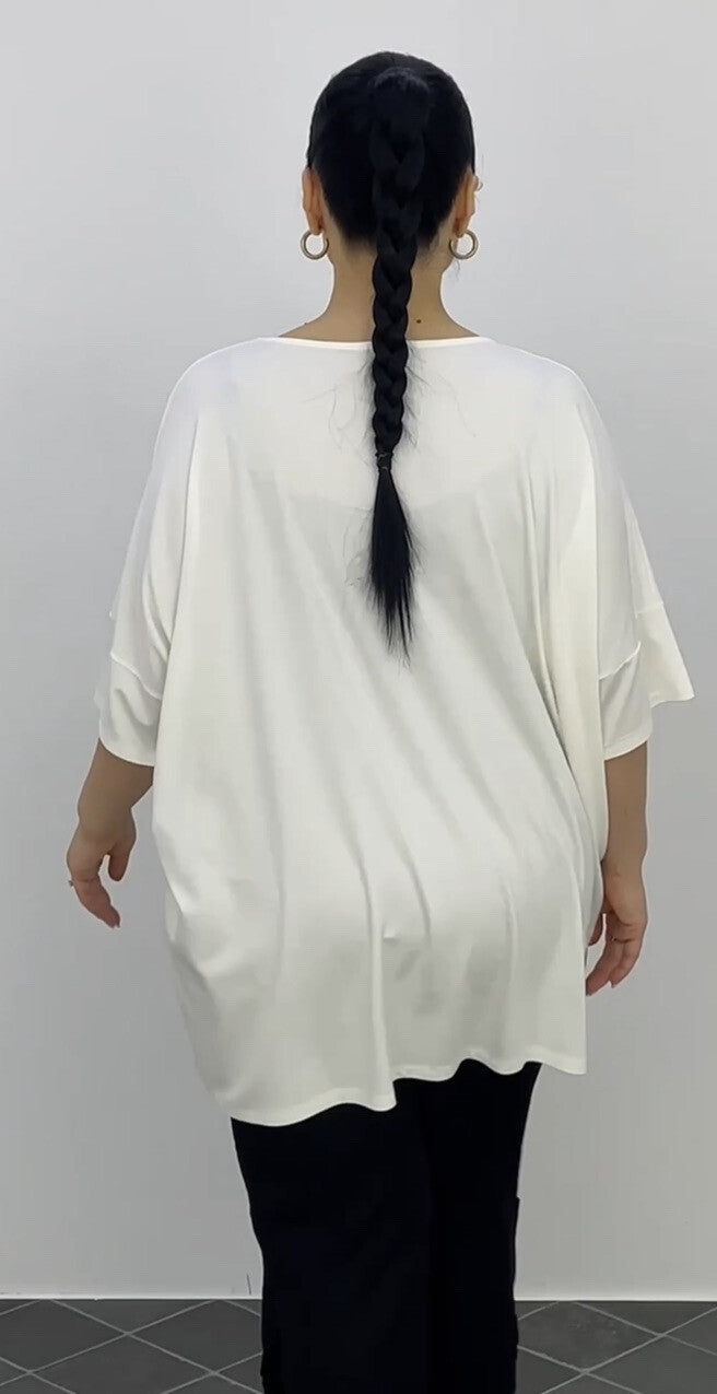 Sinyora Fashion Oversize T-shirt sz 3XL/2. Made In Turkey