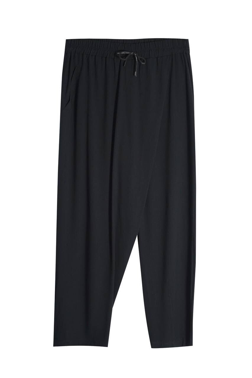 Darkwin Chic Draped Pants Sz 20/2, Effortless Style, Made in Turkey
