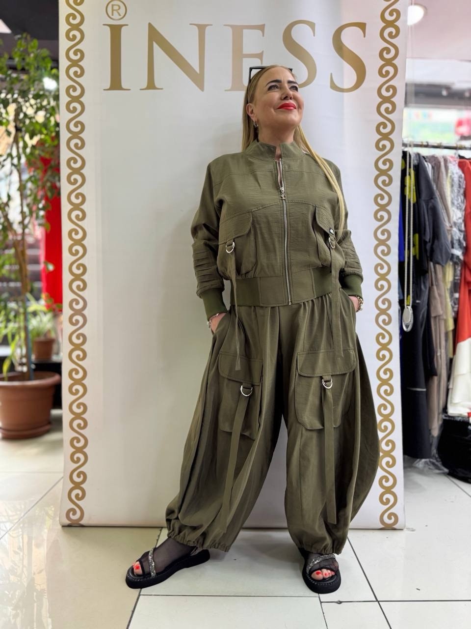 Izar 2 PCs Suit Sz 8/40 Made In Turkey | Stylish Cargo Set