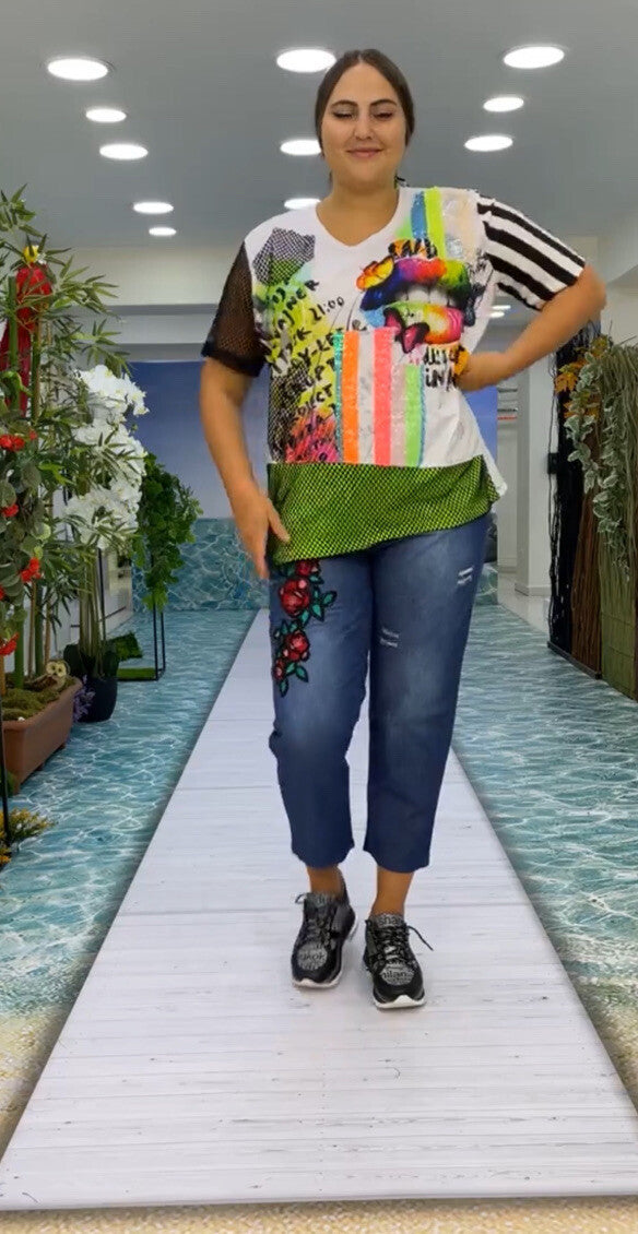 LaVelina Fun Summer Top Sz 18/2 Made In Turkey