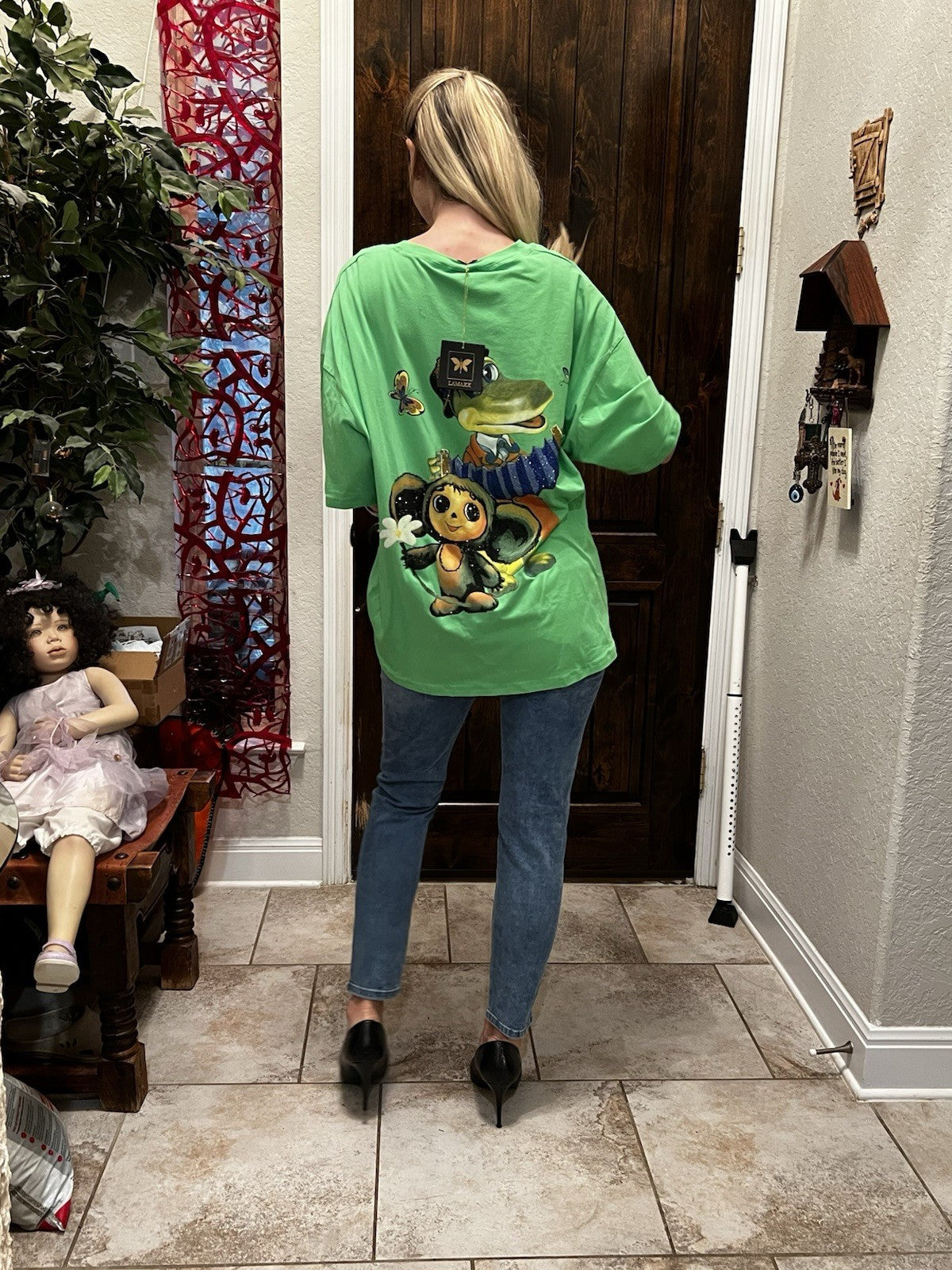 LaMaxx Russian Cartoon Top Sz 18/3 Plus Size Made In Turkey
