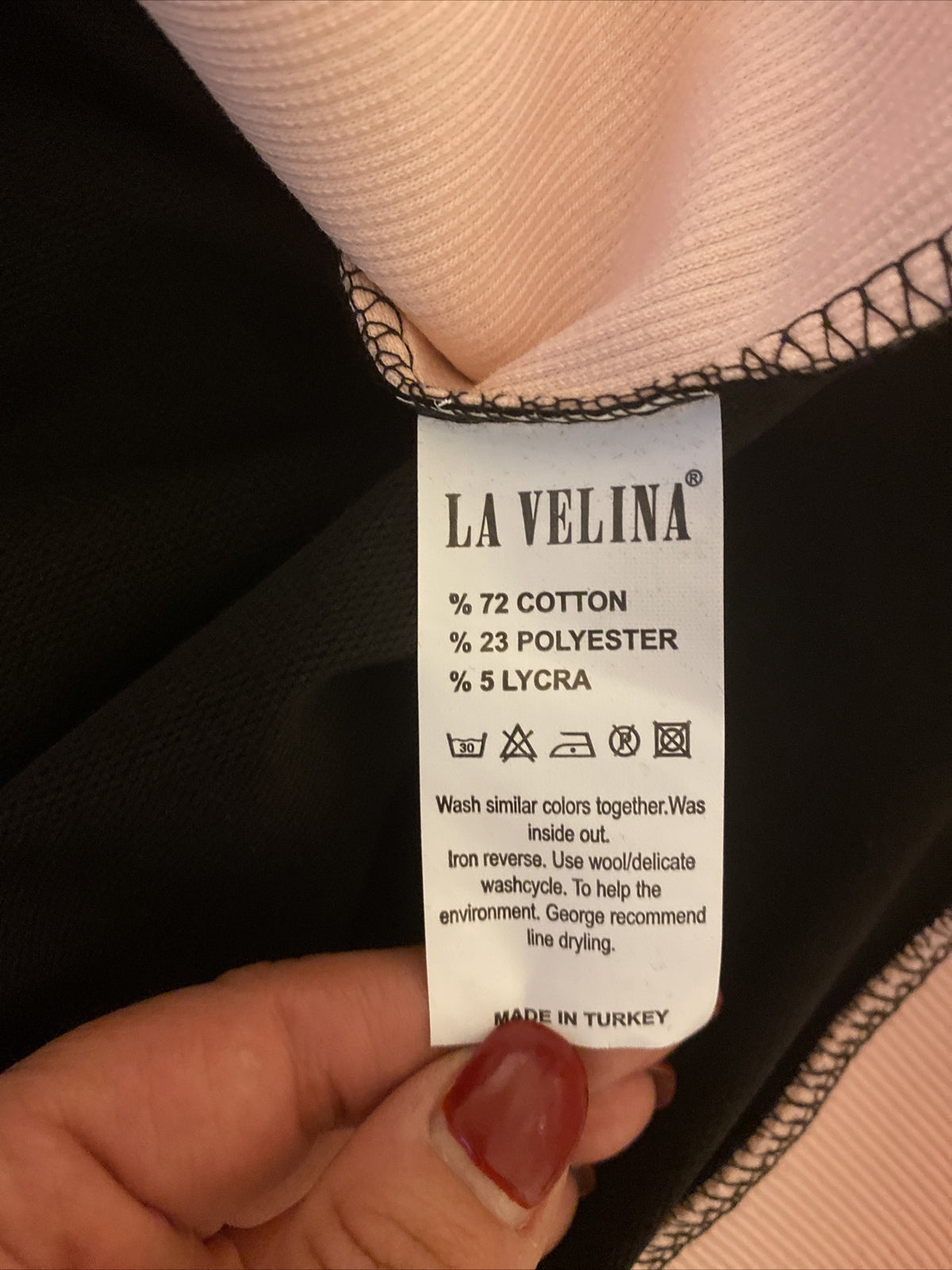 LaVelina Oversized Artistic Top Pink Black Mosaic Design Sz 20/50 Turkey