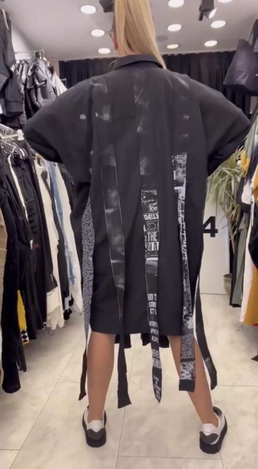 H4 Oversized Shirt One Size, Will Fit From 18-22 Made In Turkey