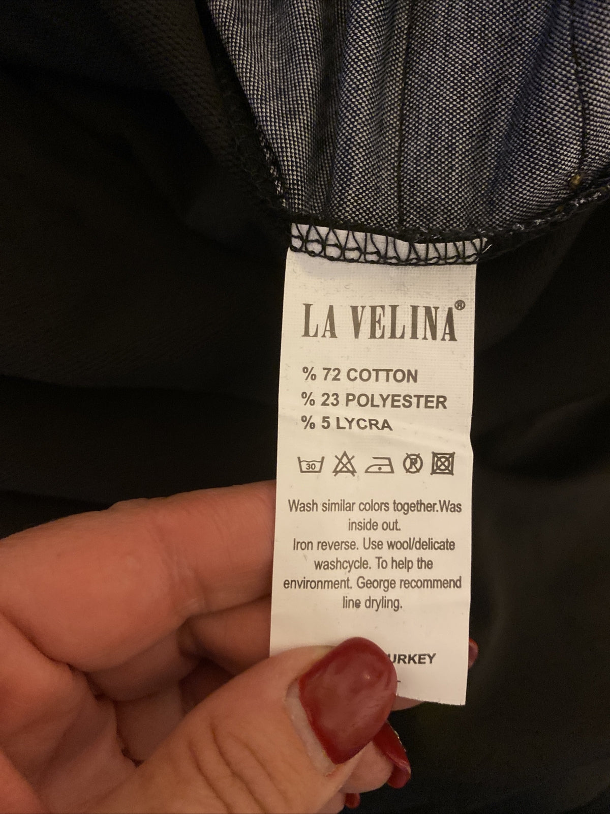 LaVelina Dog Graphic Belted Tunic Dress Sz 18/48 Made In Turkey