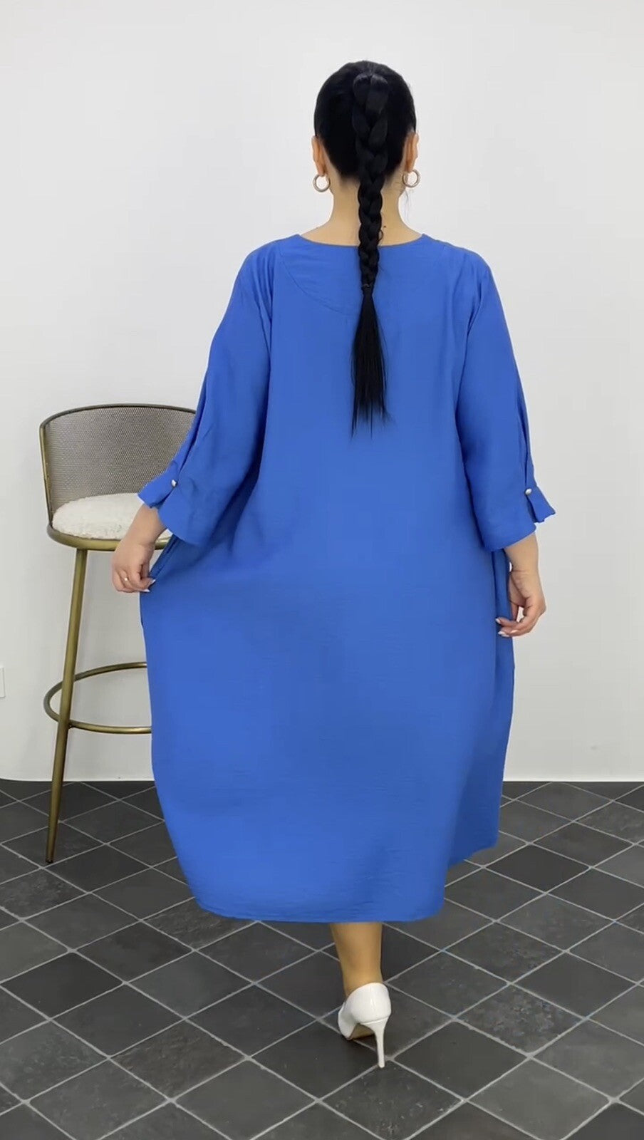 Darkwin Royal Blue Dress Sz 20/1 Made in Turkey