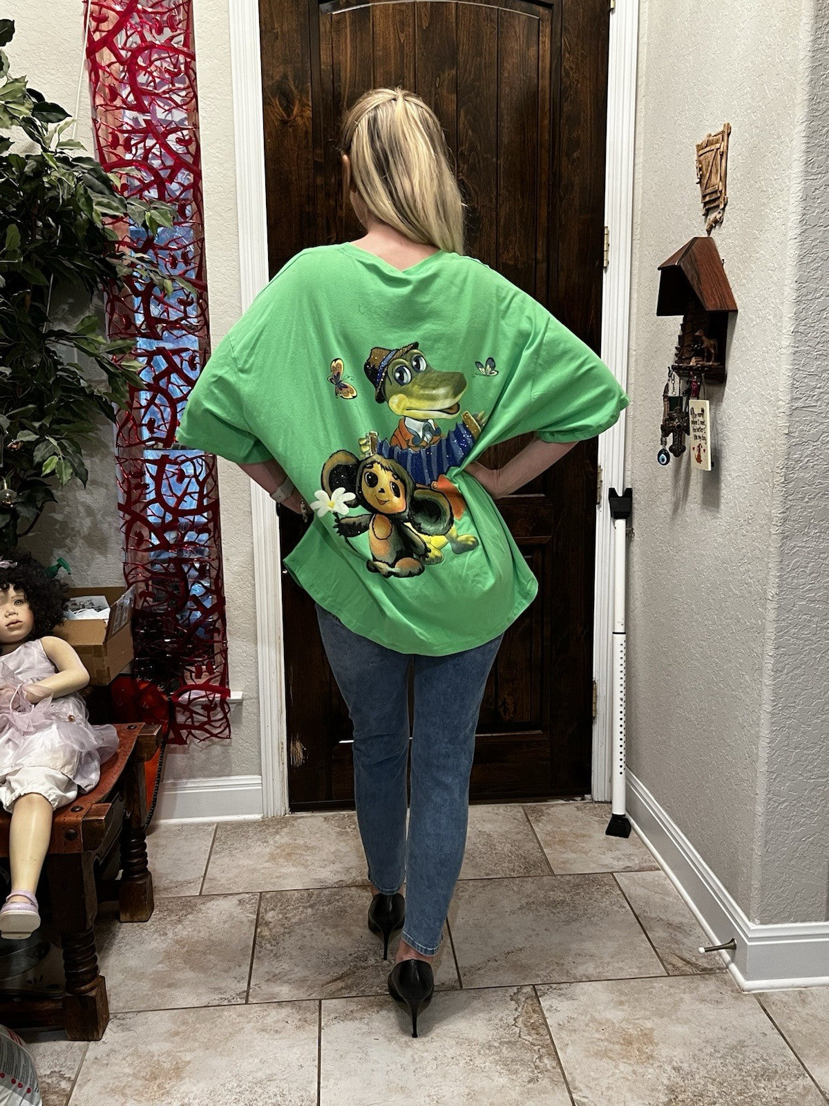 LaMaxx Russian Cartoon Top Sz 18/3 Plus Size Made In Turkey