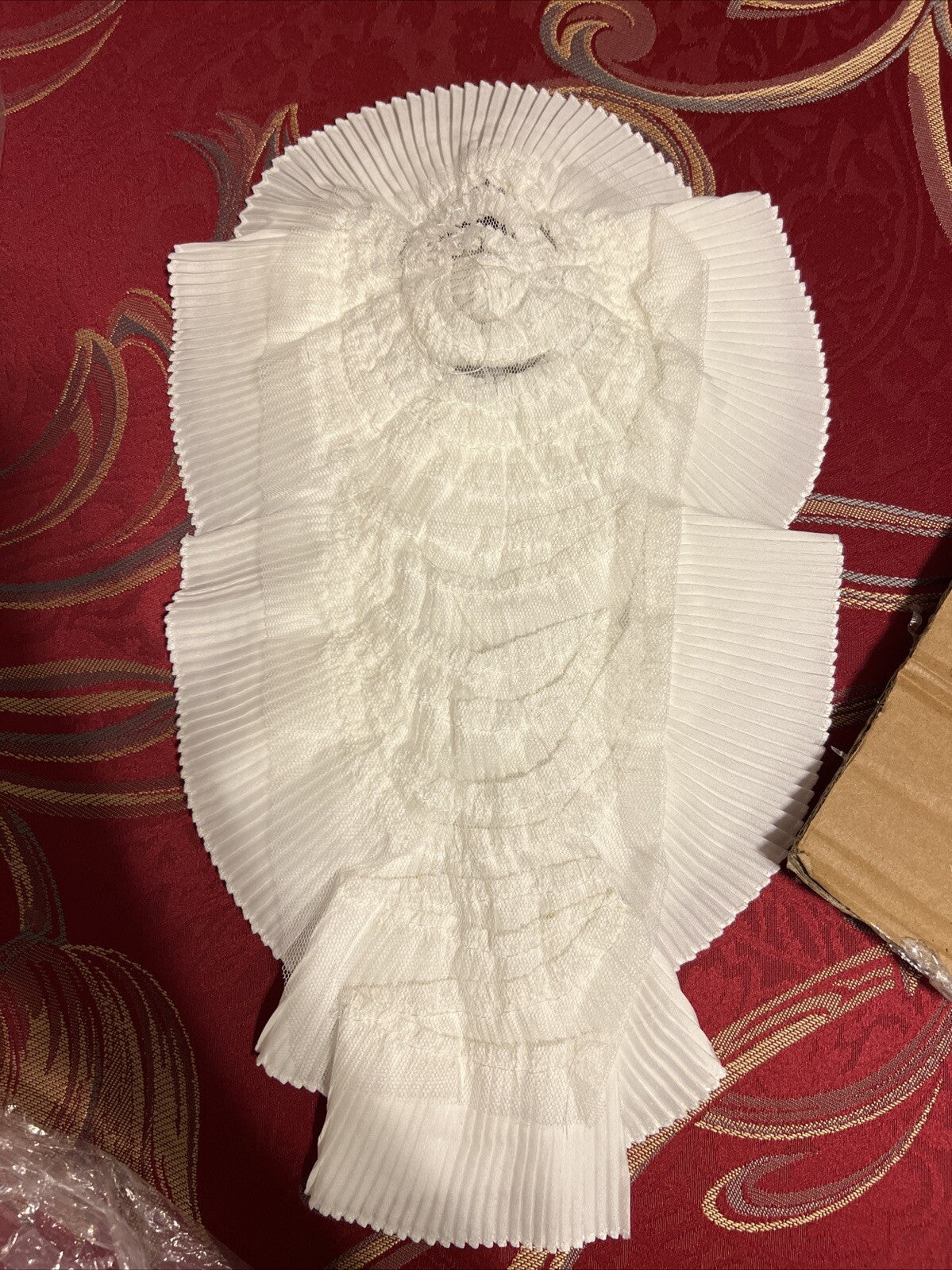 Elegant White Decorative Flower Accent – Made in Turkey