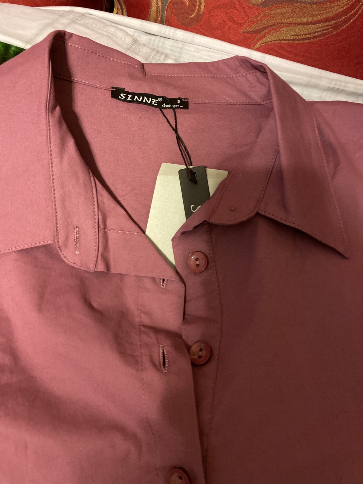 Sinne Design Slip On Shirt sz 2XL/2. Made in Turkey