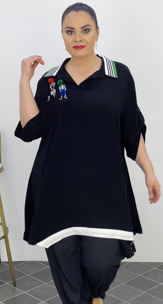 Darkwin Tunic. Sz 20/2. Made In Turkey